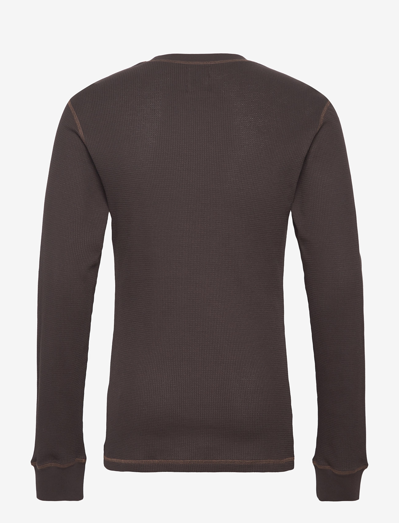 WOOD WOOD - WWEmil Waffle LS T-shirt - t-shirts à manches longues - chocolate torte - 2