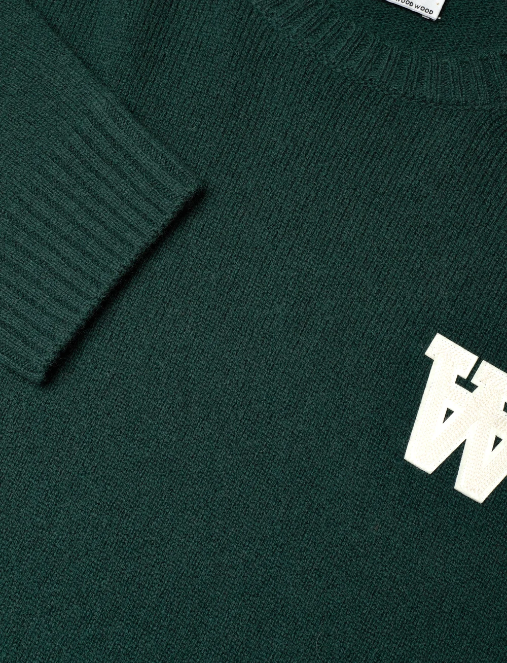 WOOD WOOD - WWTay AA CS Jumper - rundhals - green moss - 2