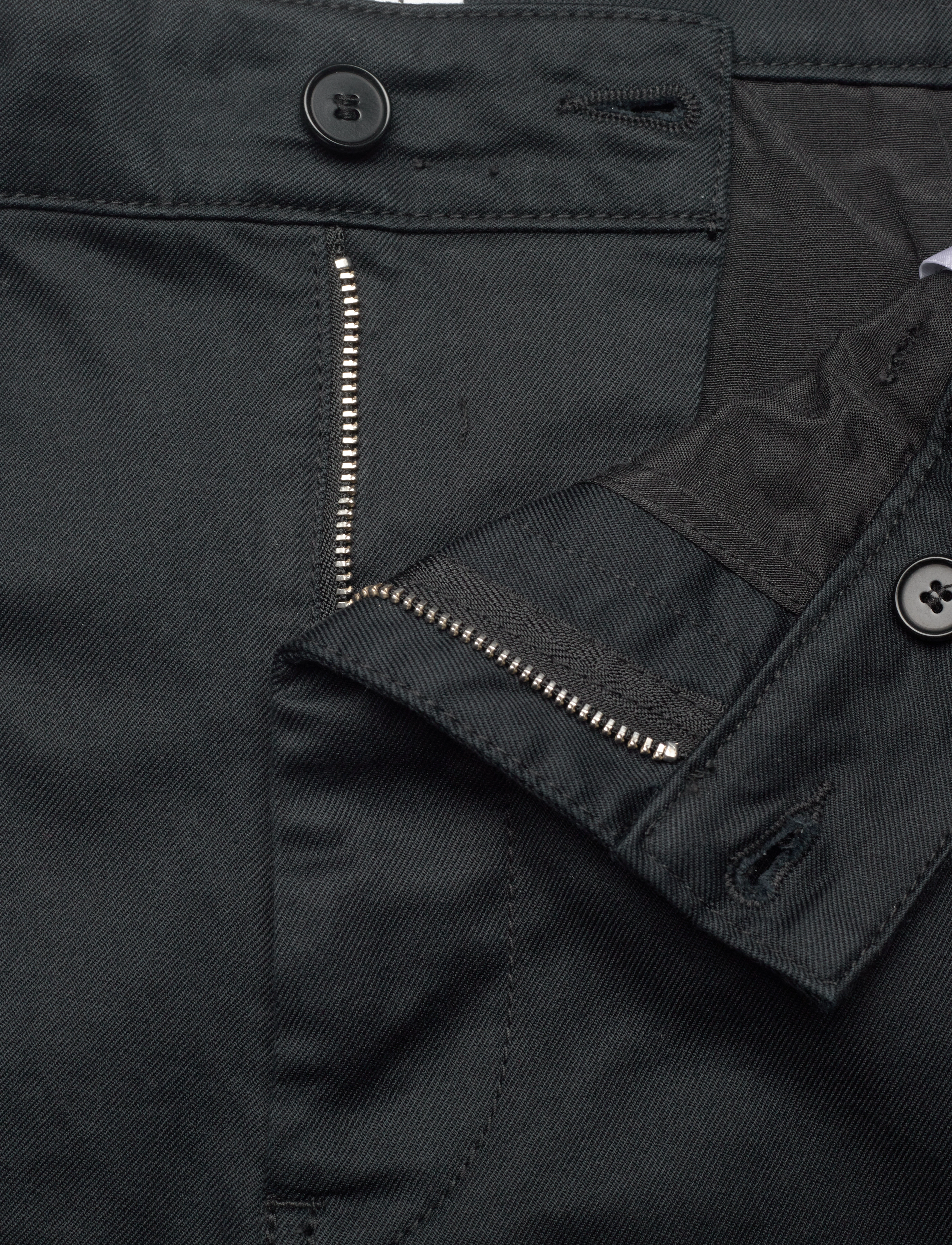 WOOD WOOD - Silas classic trousers - „chino“ stiliaus kelnės - black - 3