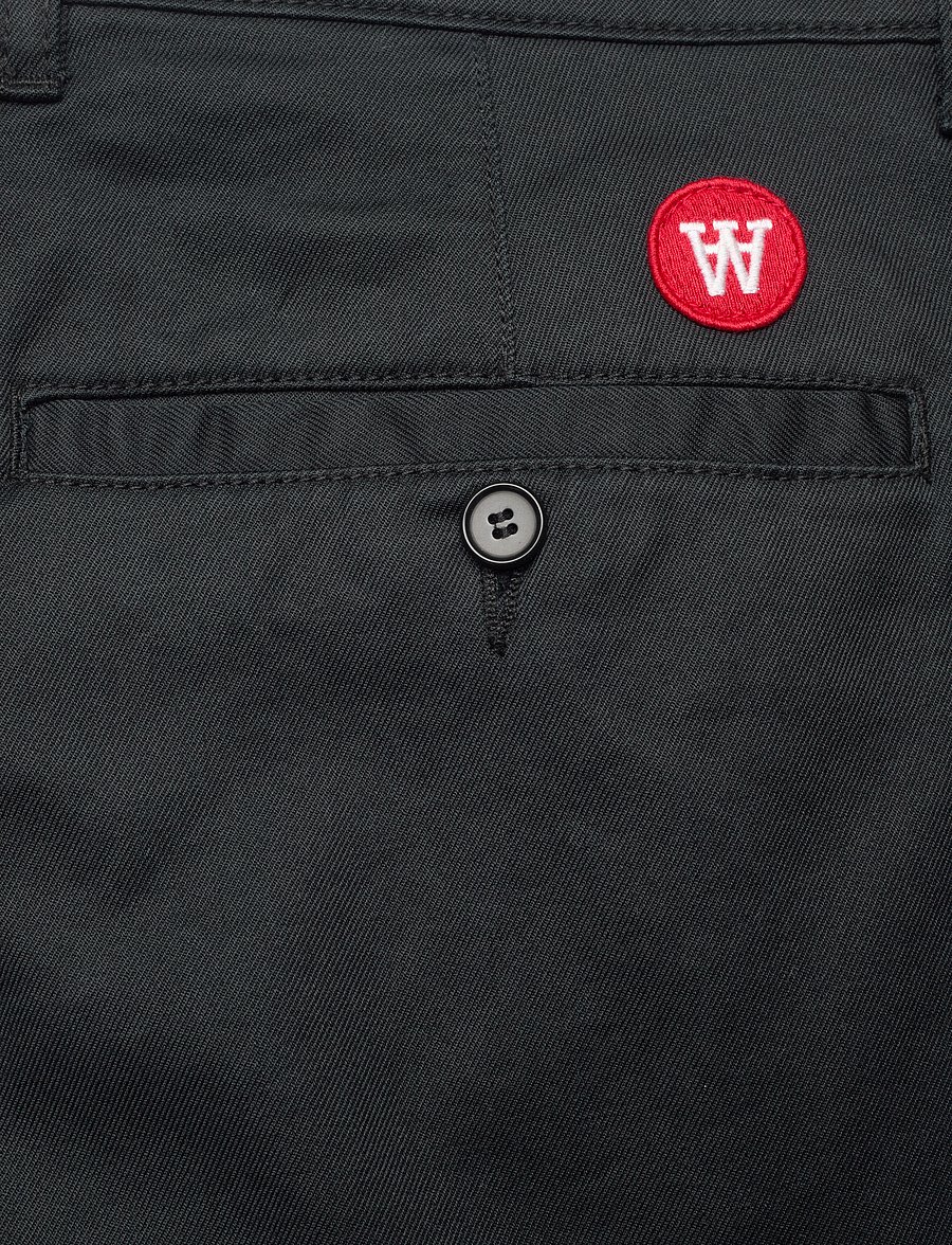 WOOD WOOD - Silas classic trousers - „chino“ stiliaus kelnės - black - 4