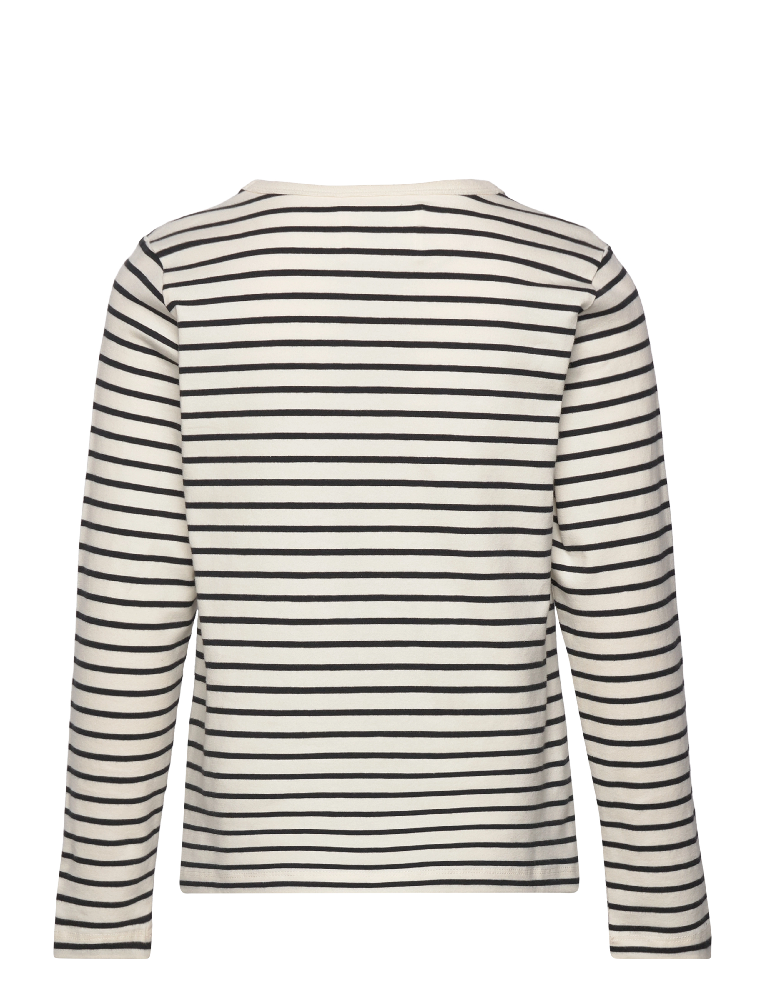 DOUBLE A BY W.W. - Kim kids longsleeve GOTS - off-white/black stripes - 1