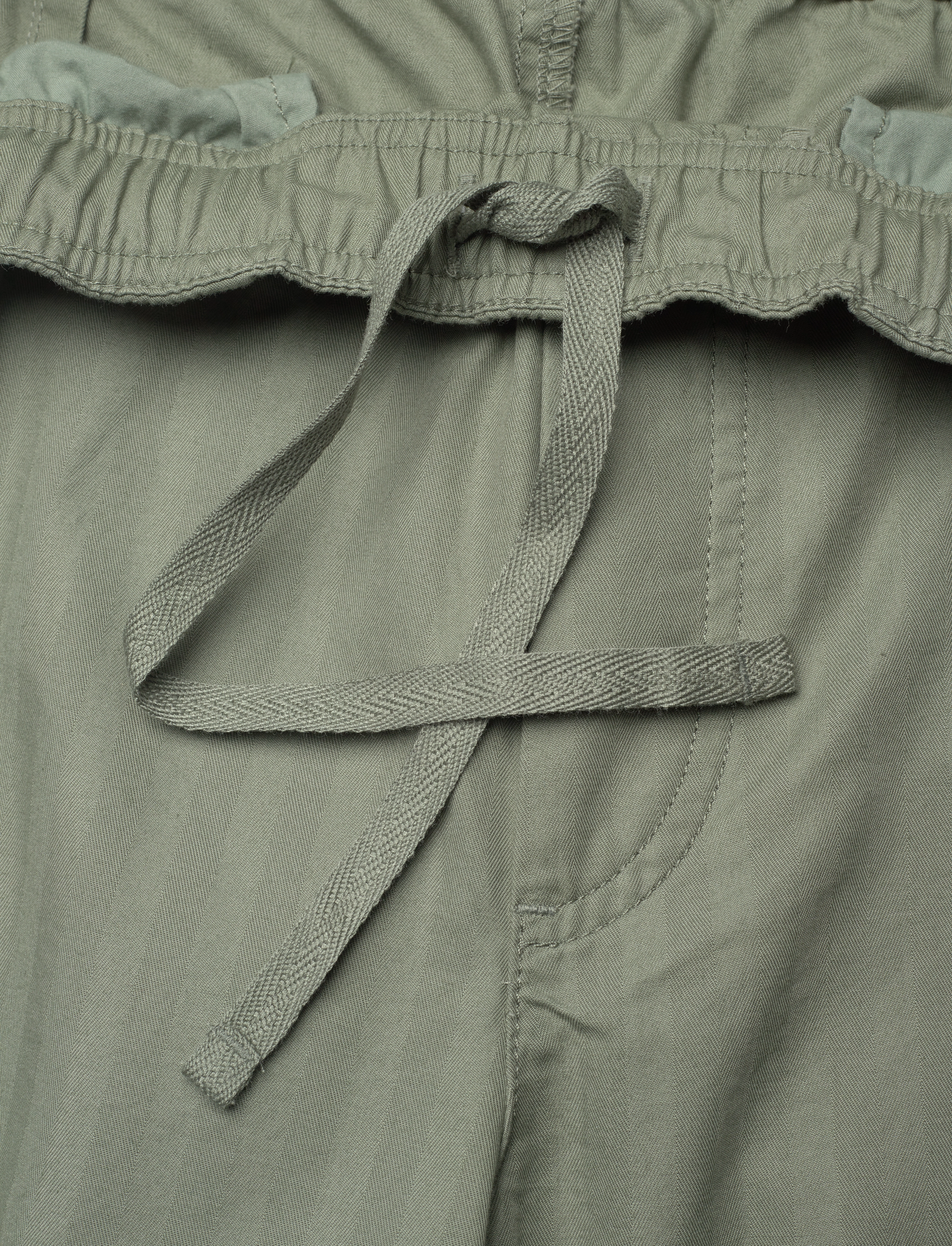 WOOD WOOD - Lee herringbone trousers - casual trousers - olive - 3