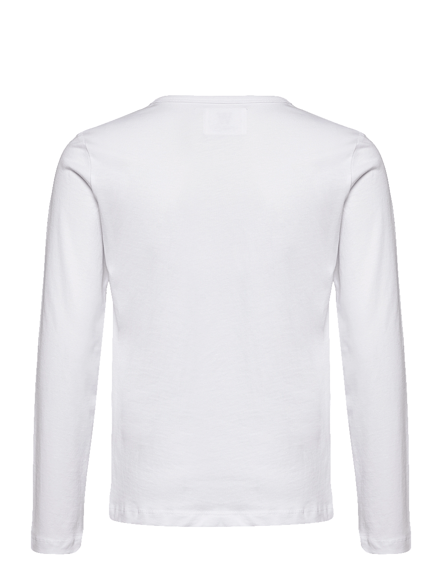 WOOD WOOD - Kim kids print longsleeve - långärmade t-shirts - white - 1