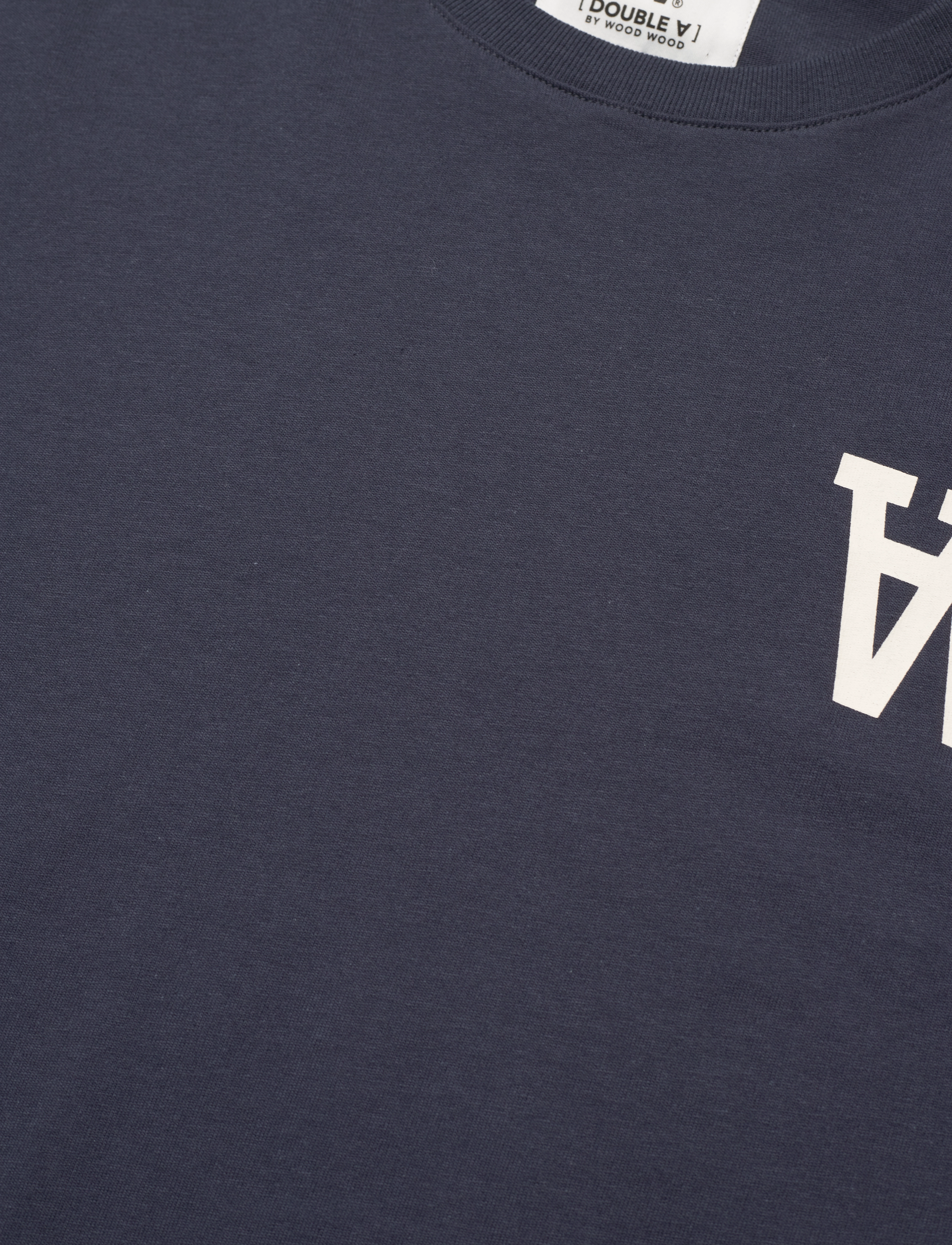 Double A by Wood Wood - Ace AA Logo T-shirt - eternal blue - 2