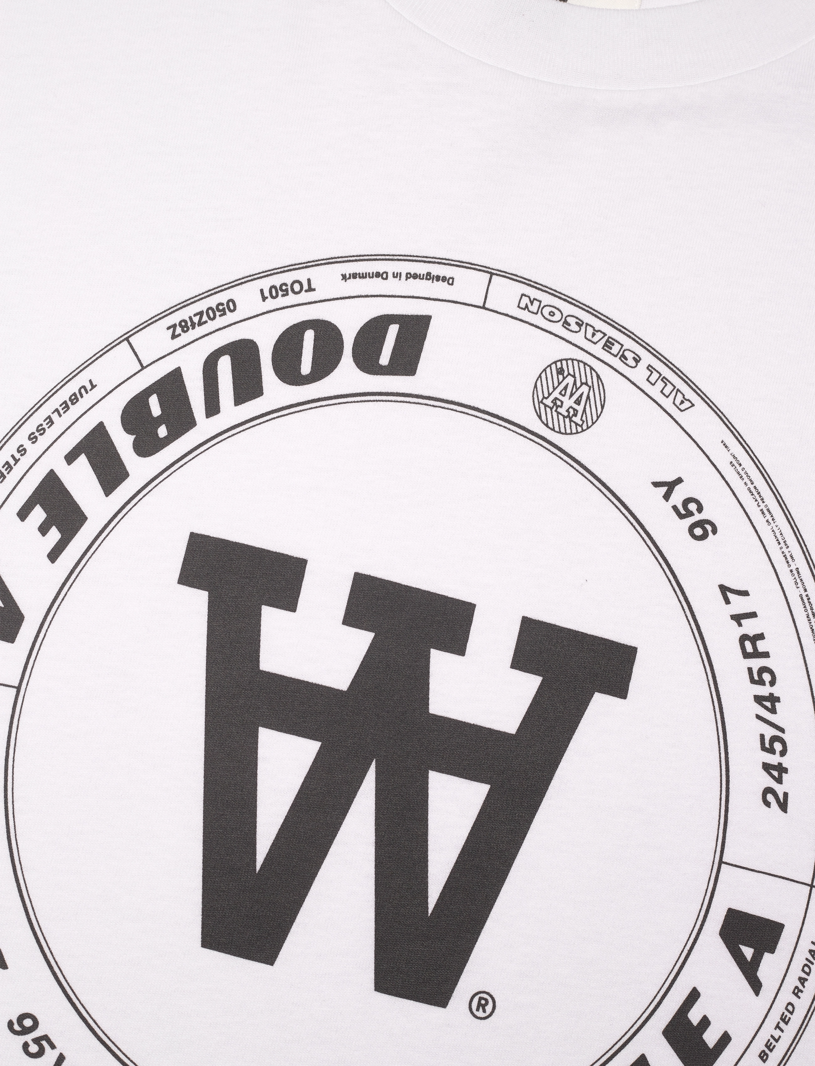 WOOD WOOD - WWAsa Tirewall T-Shirt GOTS - white - 2
