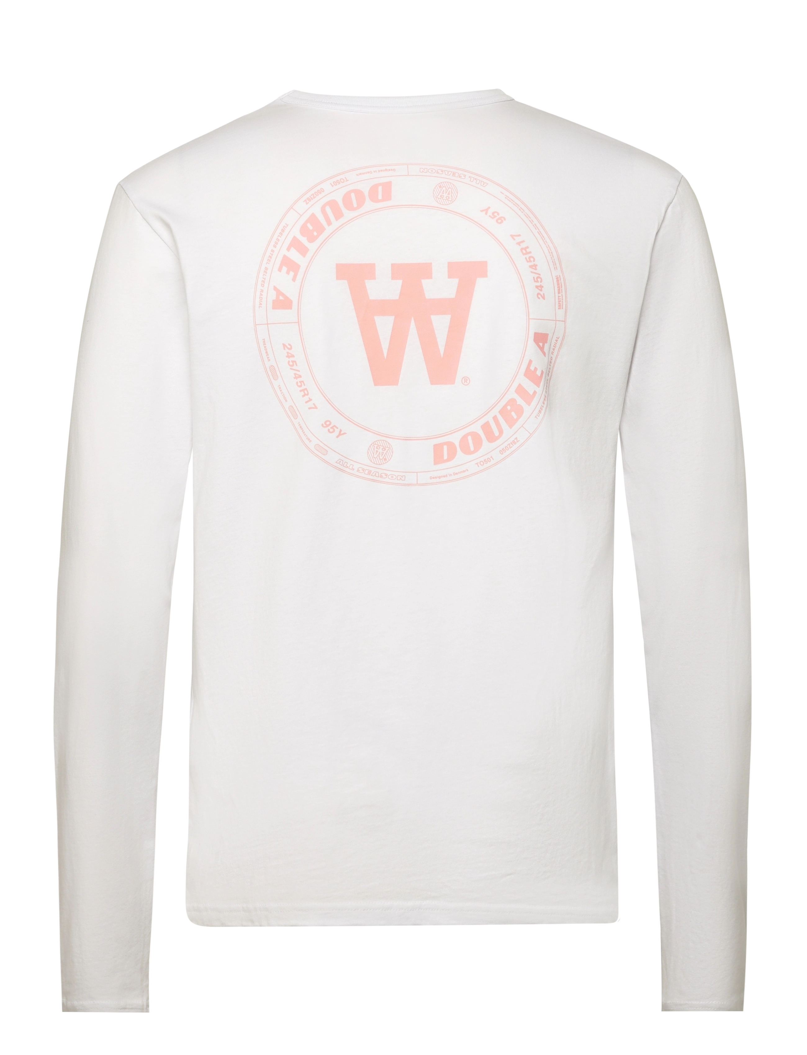 WOOD WOOD - Mel Tirewall LS T-Shirt GOTS - white - 1