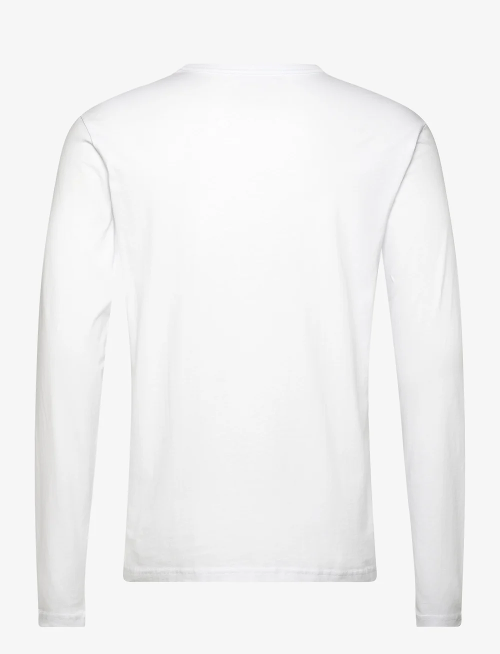 WOOD WOOD - WWMel Chrome Baseline LS T-Shirt GO - long-sleeved t-shirts - white - 1