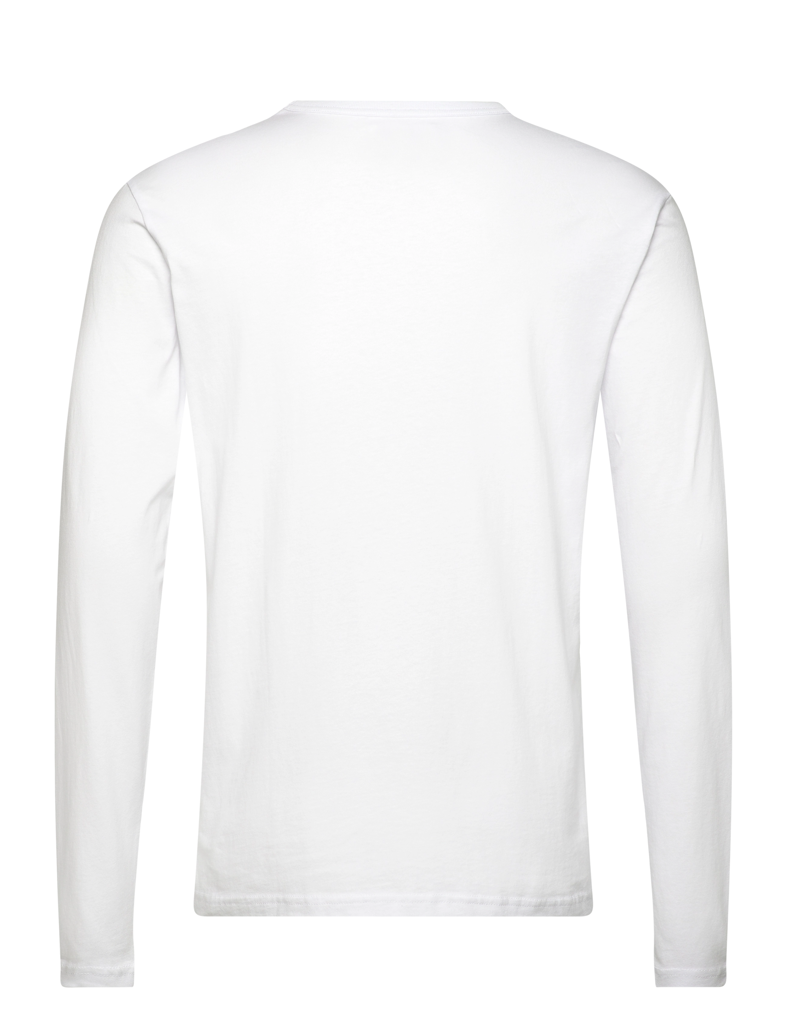 WOOD WOOD - WWMel Chrome Baseline LS T-Shirt GO - white - 1