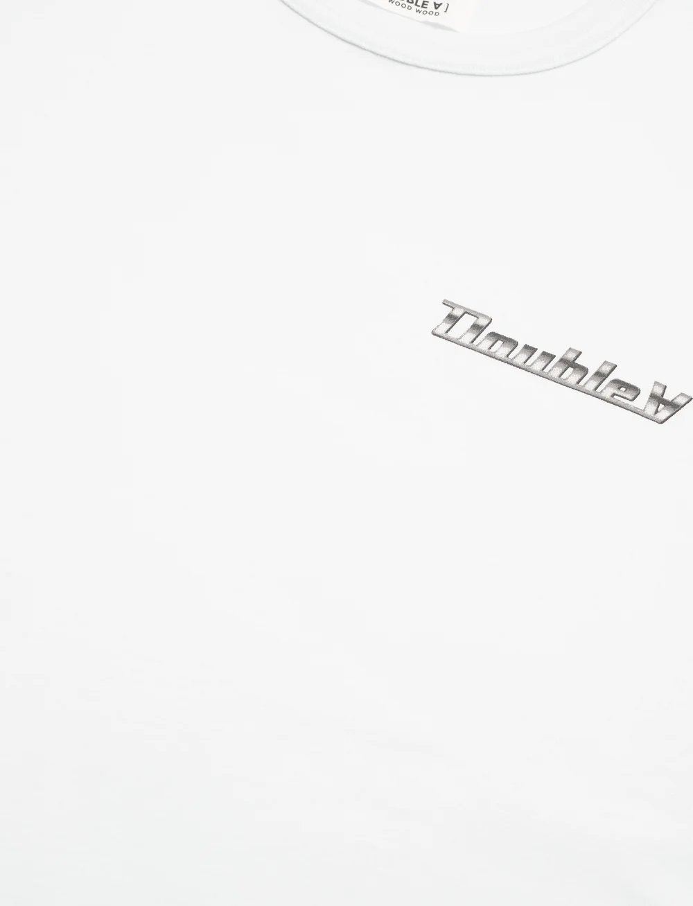 WOOD WOOD - WWMel Chrome Baseline LS T-Shirt GO - long-sleeved t-shirts - white - 2