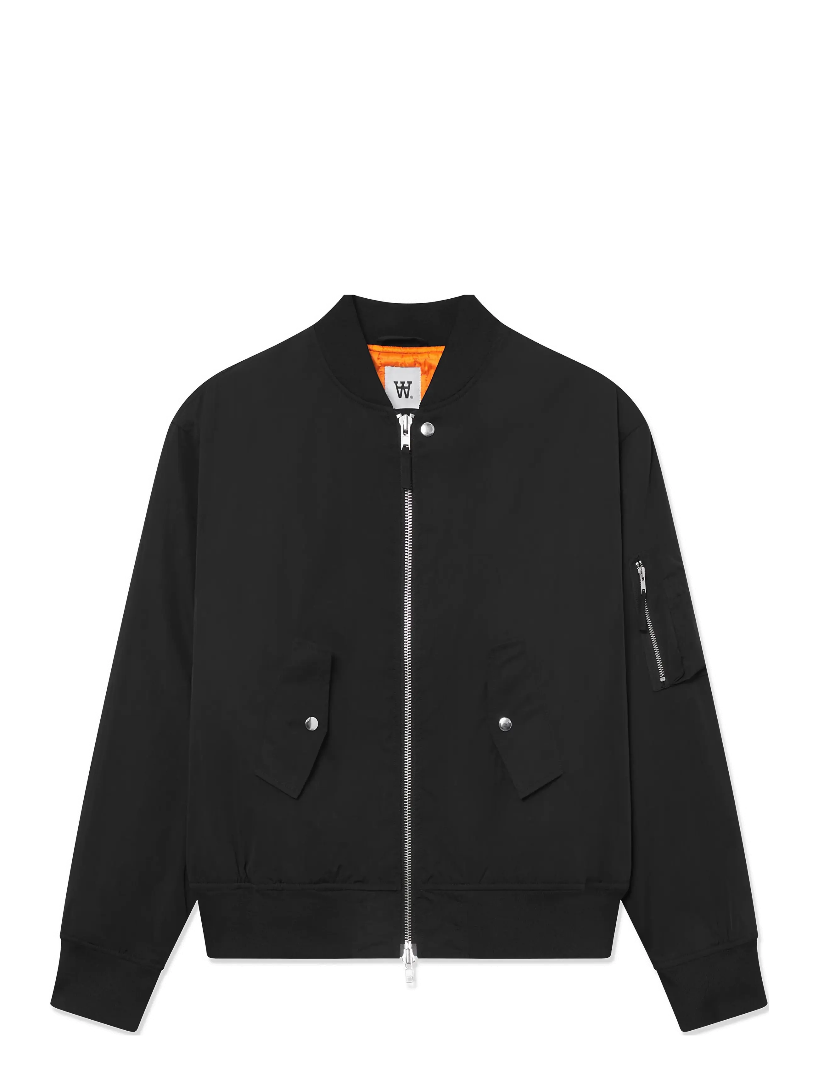 WOOD WOOD Wwaki Tonal Bomber Schwarz - L - Herren