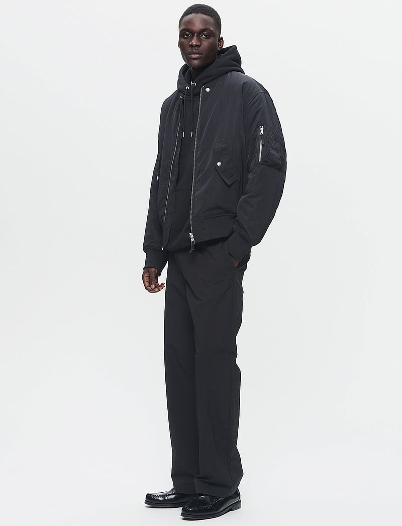 WOOD WOOD - WWAki Tonal Bomber - herbstjacken - black - 2