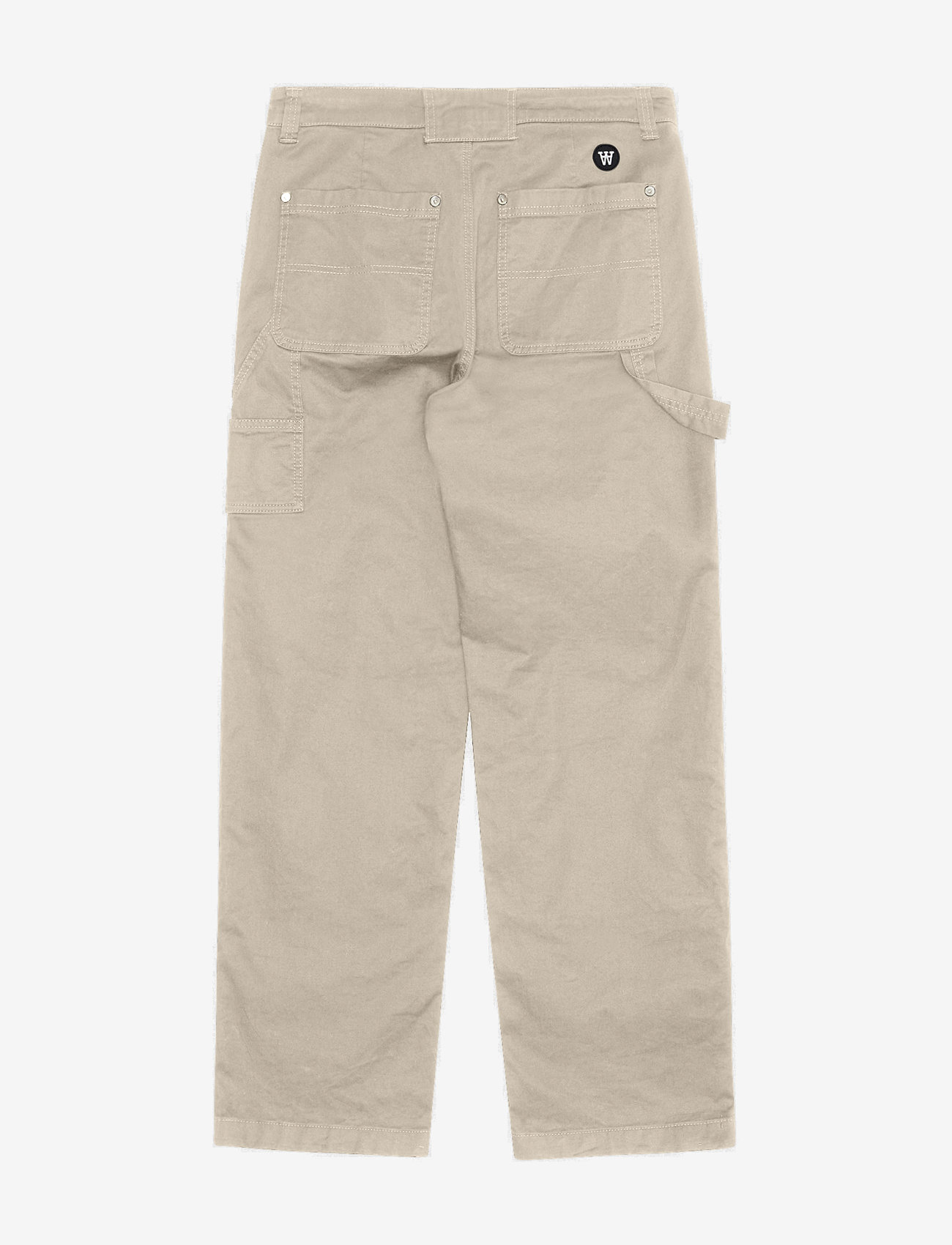 WOOD WOOD - WWFed Herringbone Workwear Pants - cargo pants - sand grey - 2