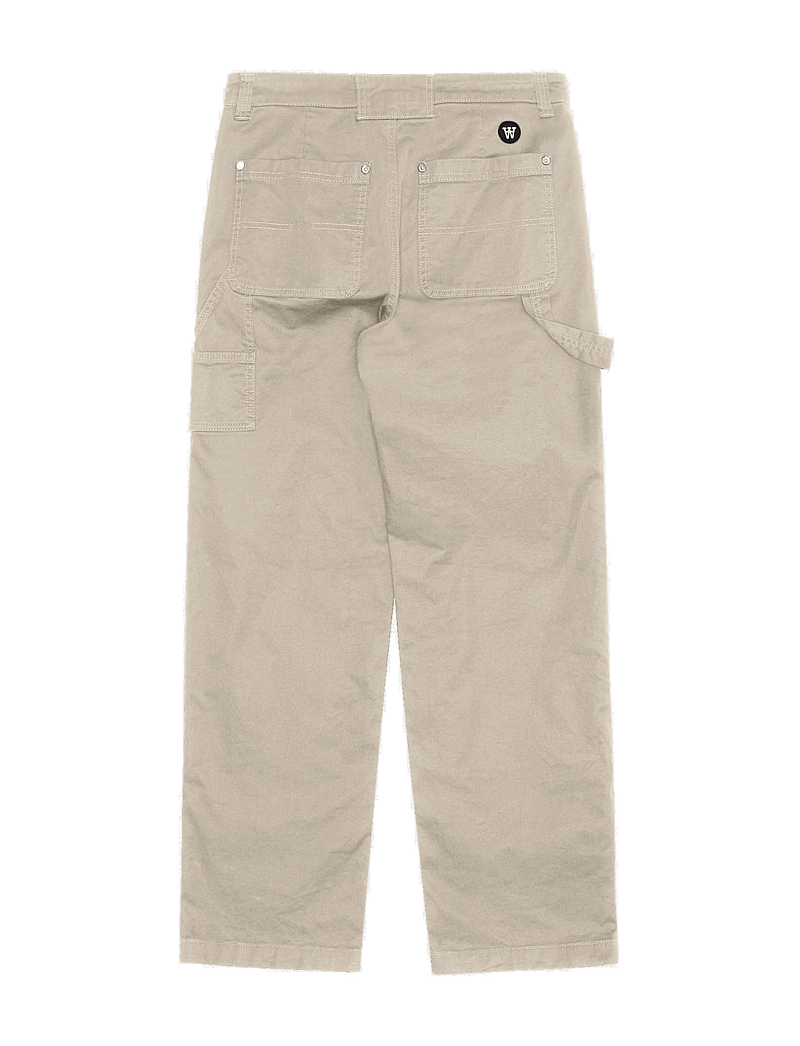 WOOD WOOD - WWFed Herringbone Workwear Pants - cargo püksid - sand grey - 2