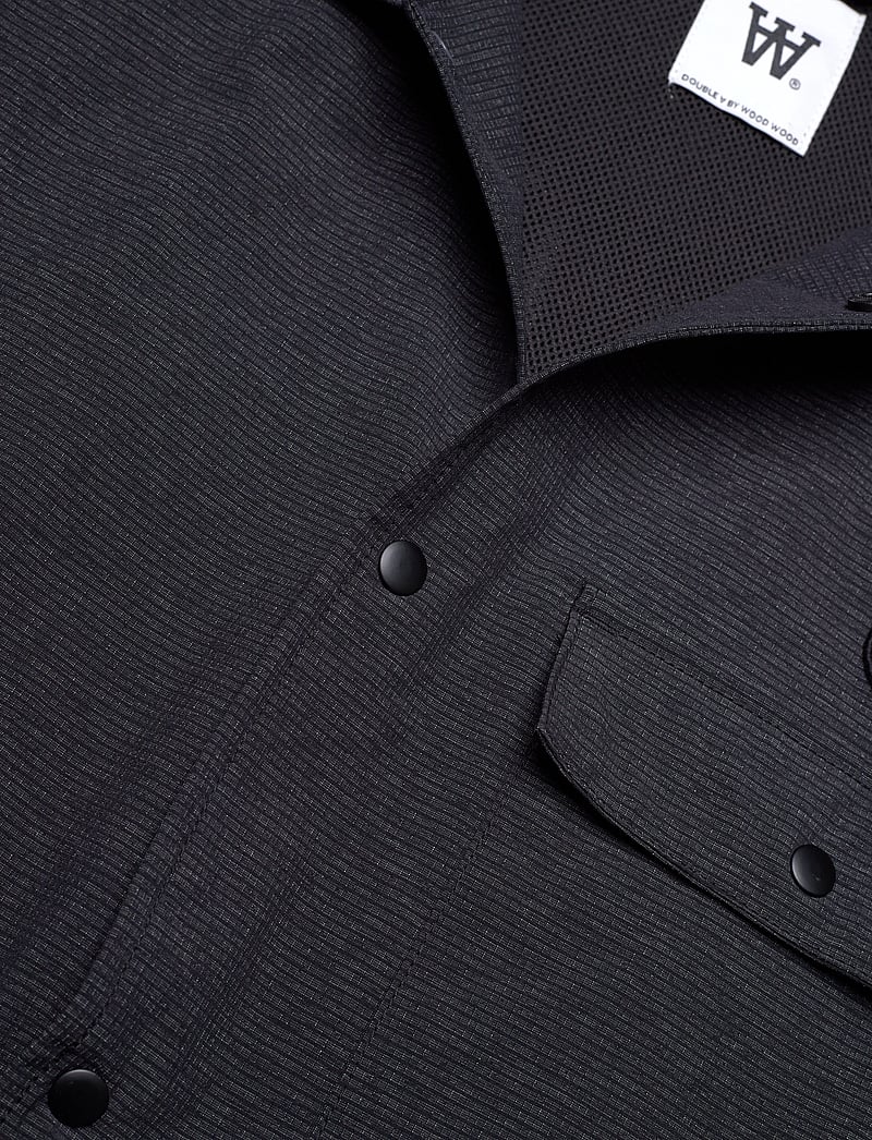 WOOD WOOD - WWDat Tech Overshirt - nach stil kaufen - charcoal - 2
