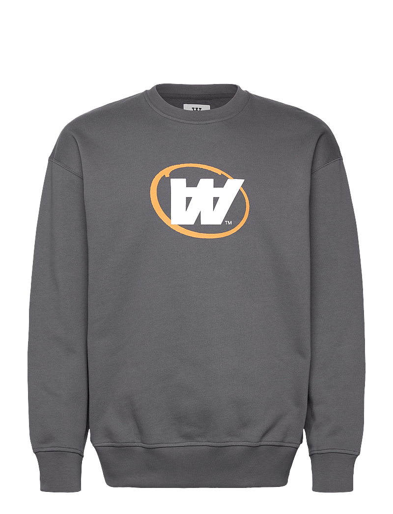 WOOD WOOD - WWNoel Neo AA Sweatshirt - shoppa efter stil - deep grey - 1