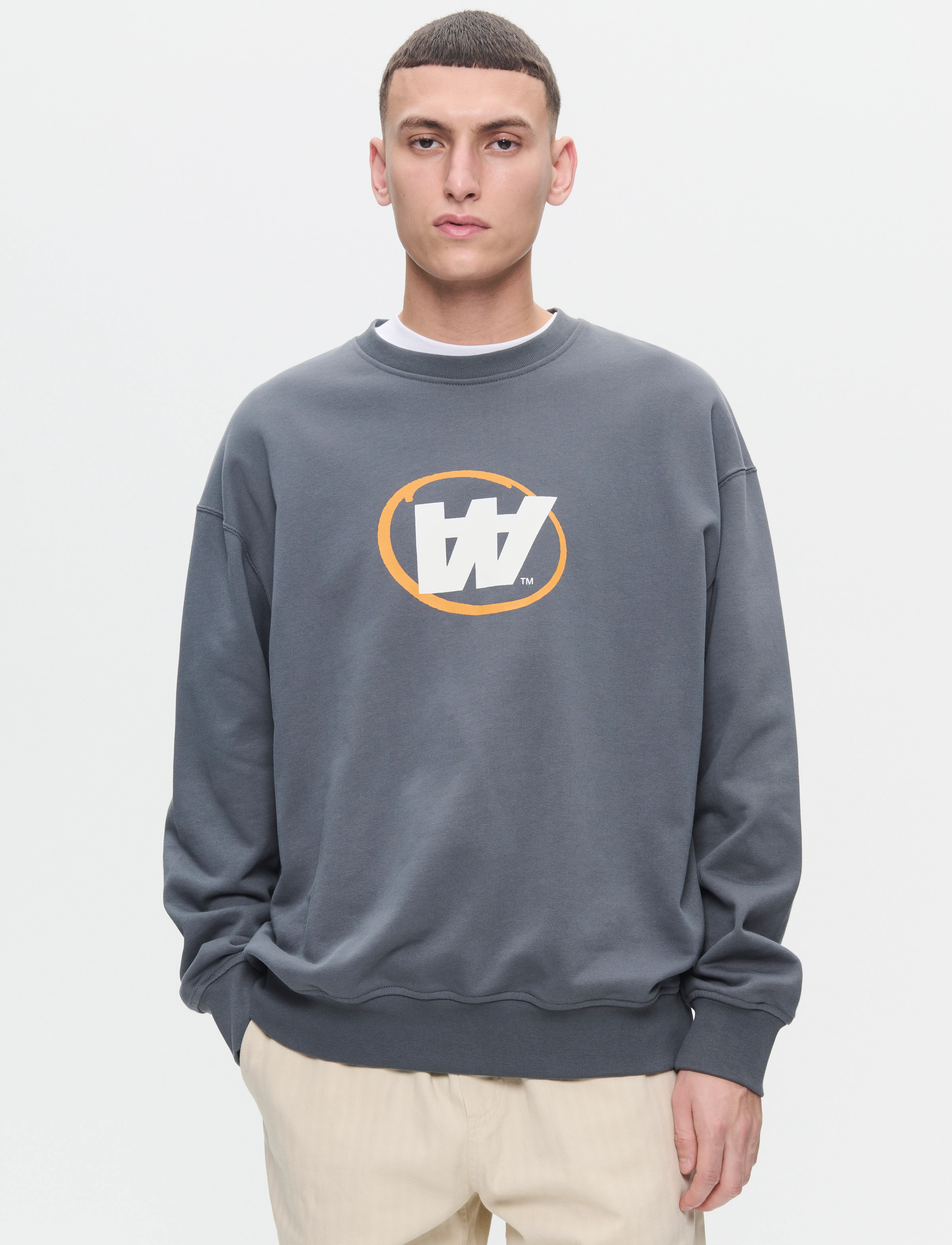 WOOD WOOD WWNoel Neo AA Sweatshirt - Sweatshirts - DEEP GREY / grey