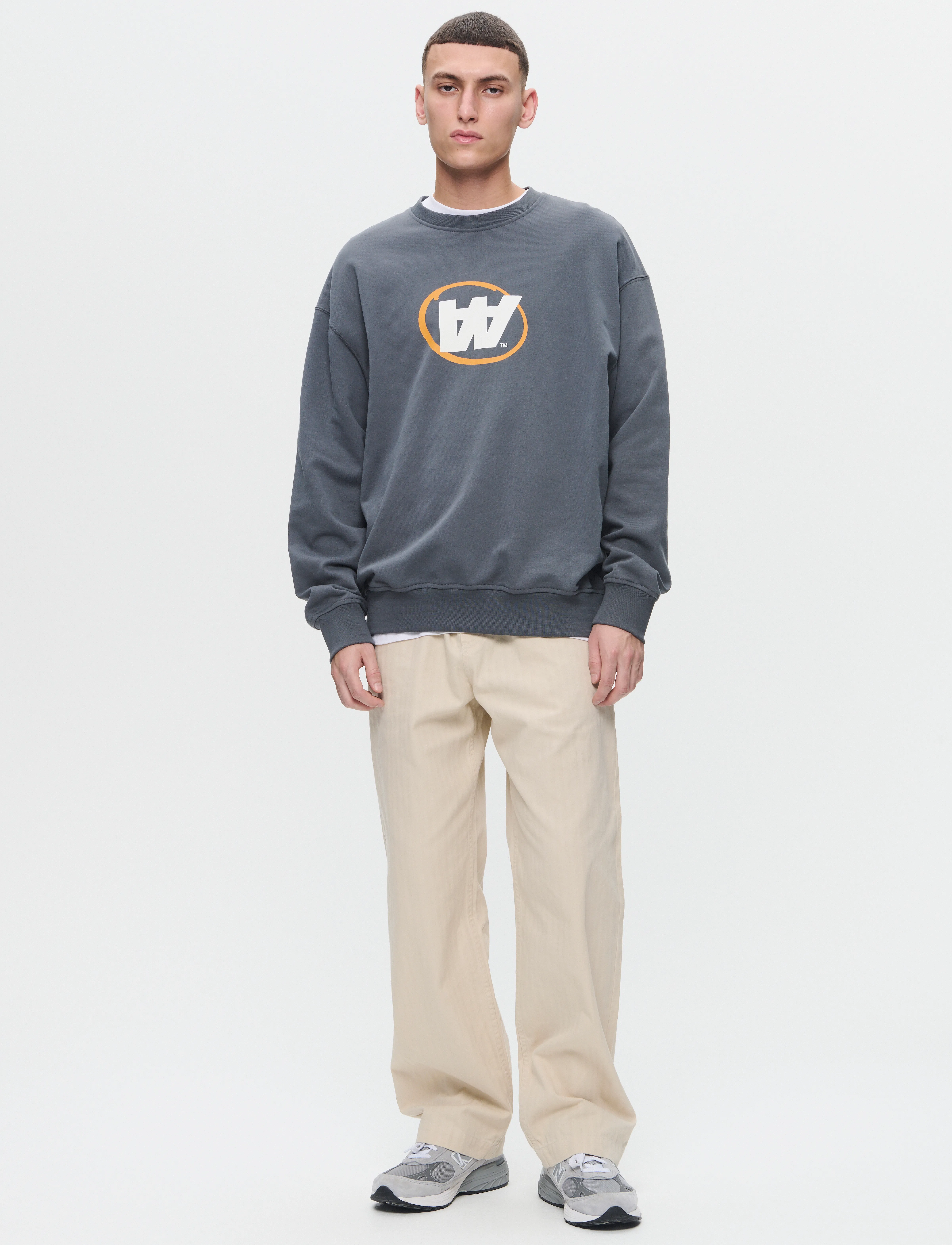 WOOD WOOD - WWNoel Neo AA Sweatshirt - atostogų būtiniausi - deep grey - 2