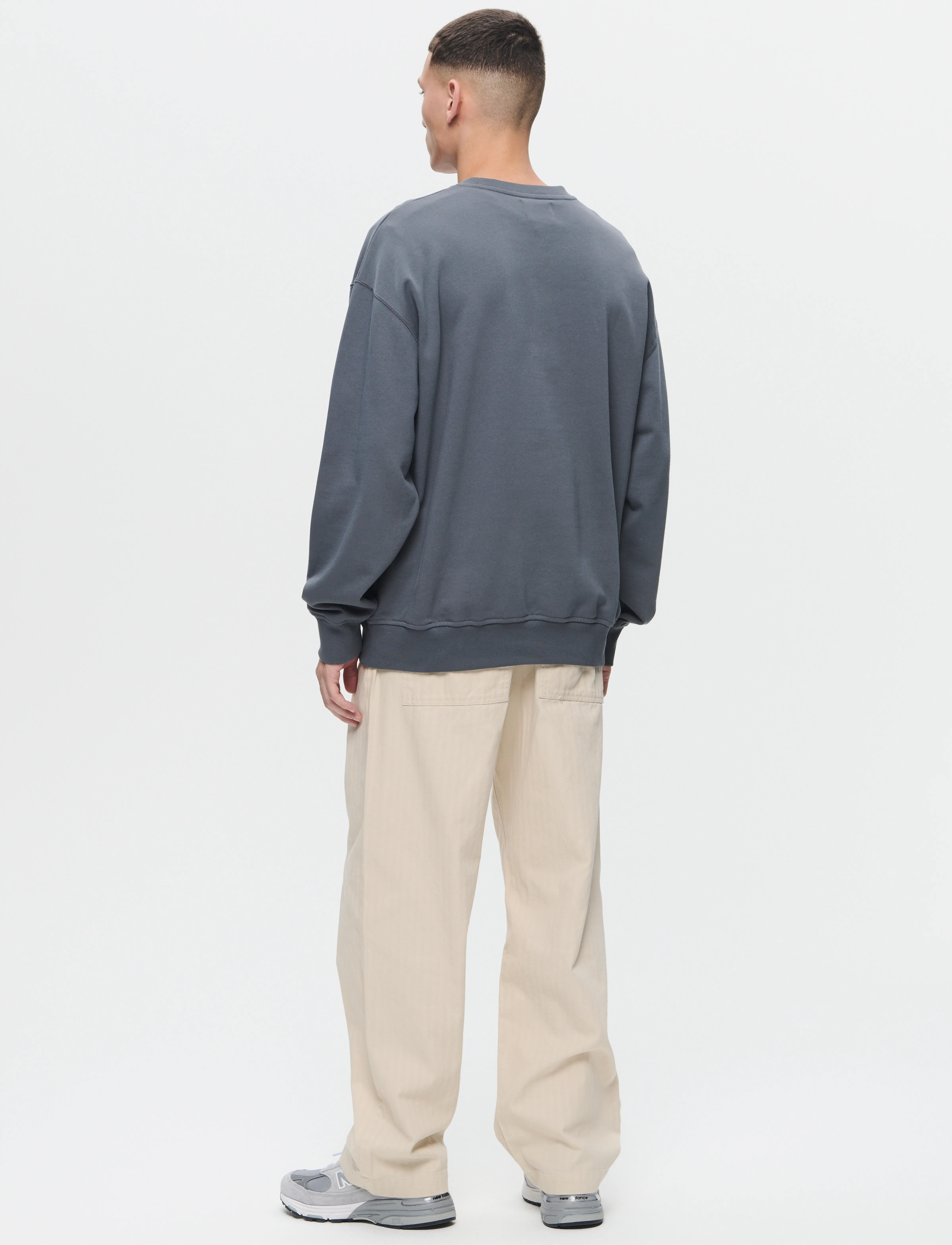 WOOD WOOD - WWNoel Neo AA Sweatshirt - atostogų būtiniausi - deep grey - 3