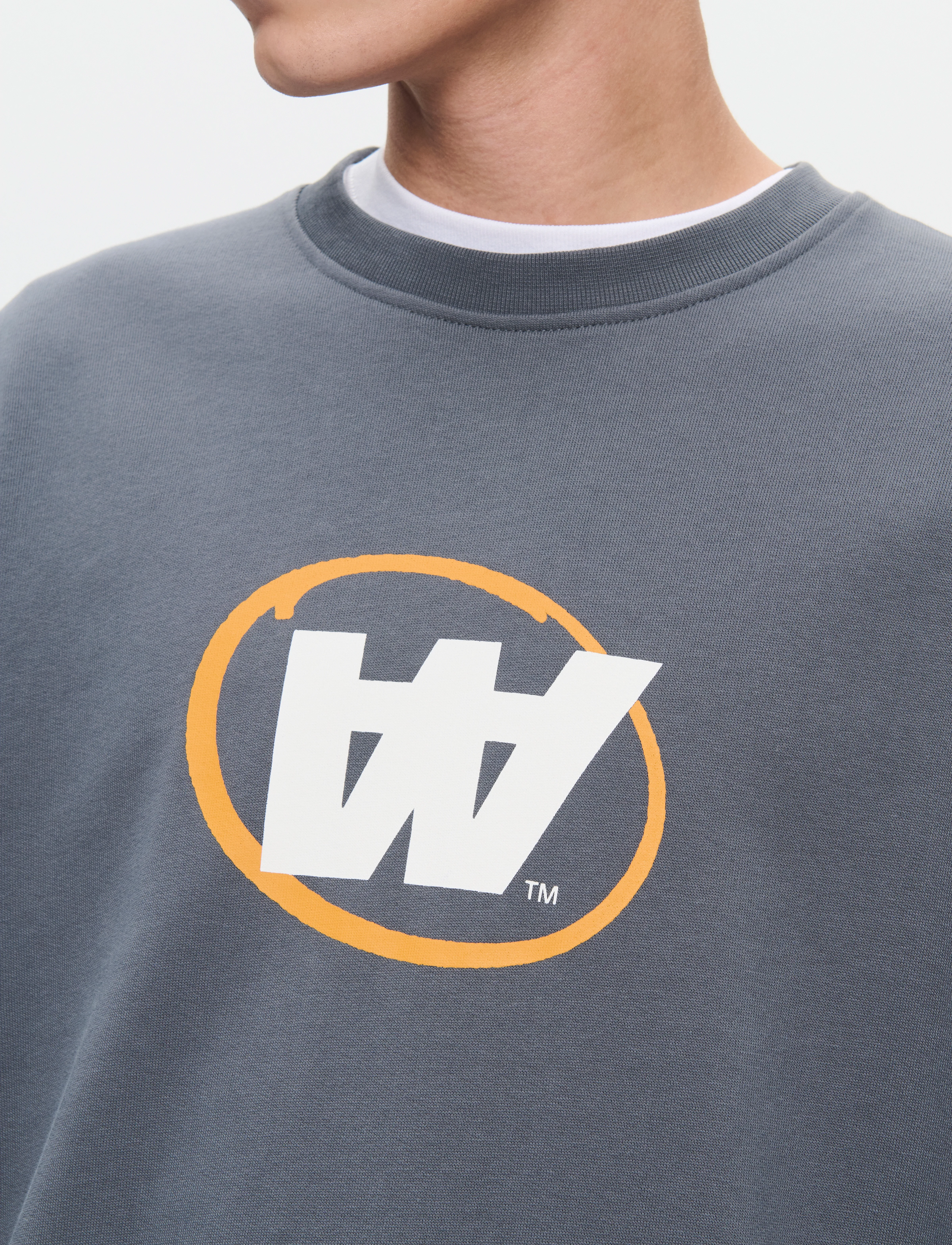 WOOD WOOD - WWNoel Neo AA Sweatshirt - atostogų būtiniausi - deep grey - 4
