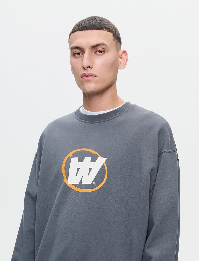 WOOD WOOD - WWNoel Neo AA Sweatshirt - shoppa efter stil - deep grey - 5