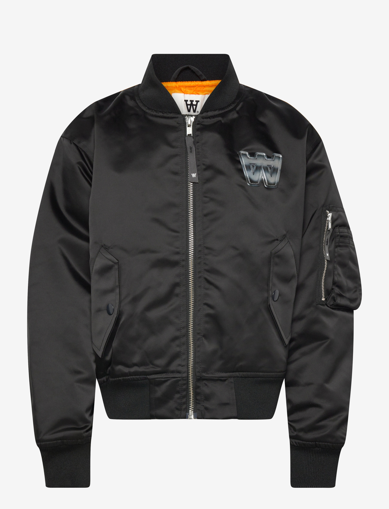 WOOD WOOD - WWKnox Chrome Combo Bomber - bomber jackets - black - 0