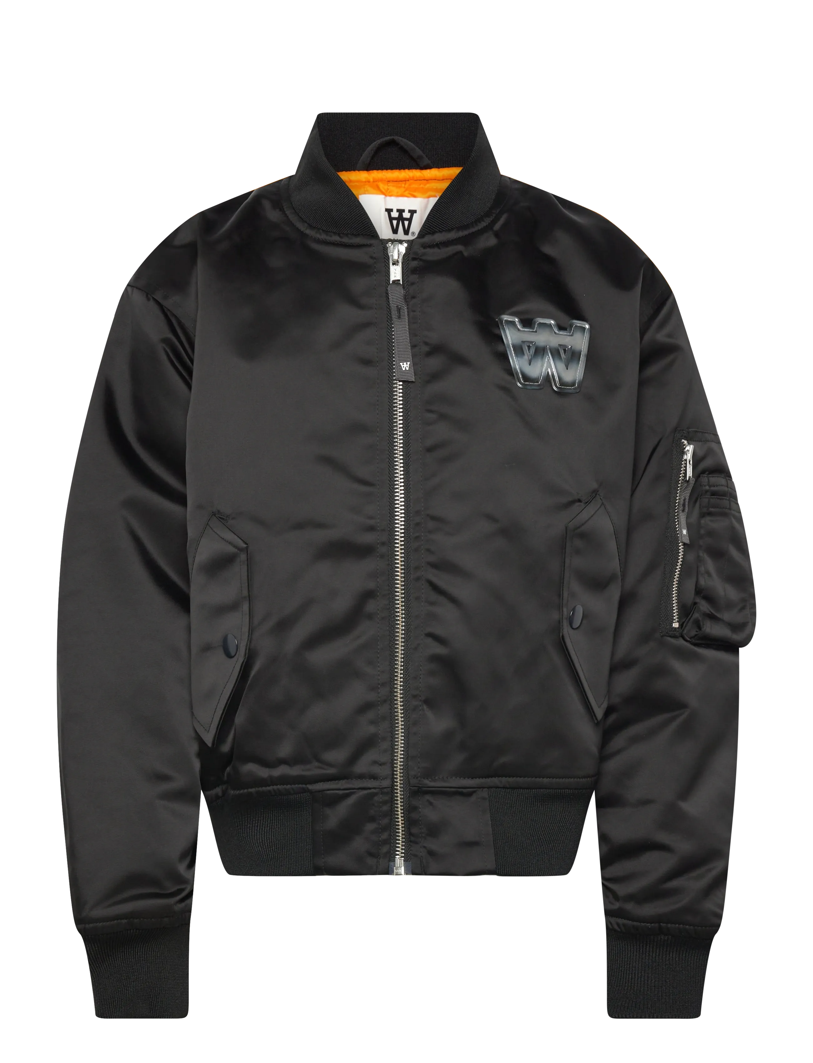 WOOD WOOD - WWKnox Chrome Combo Bomber - bomberjacken - black - 0