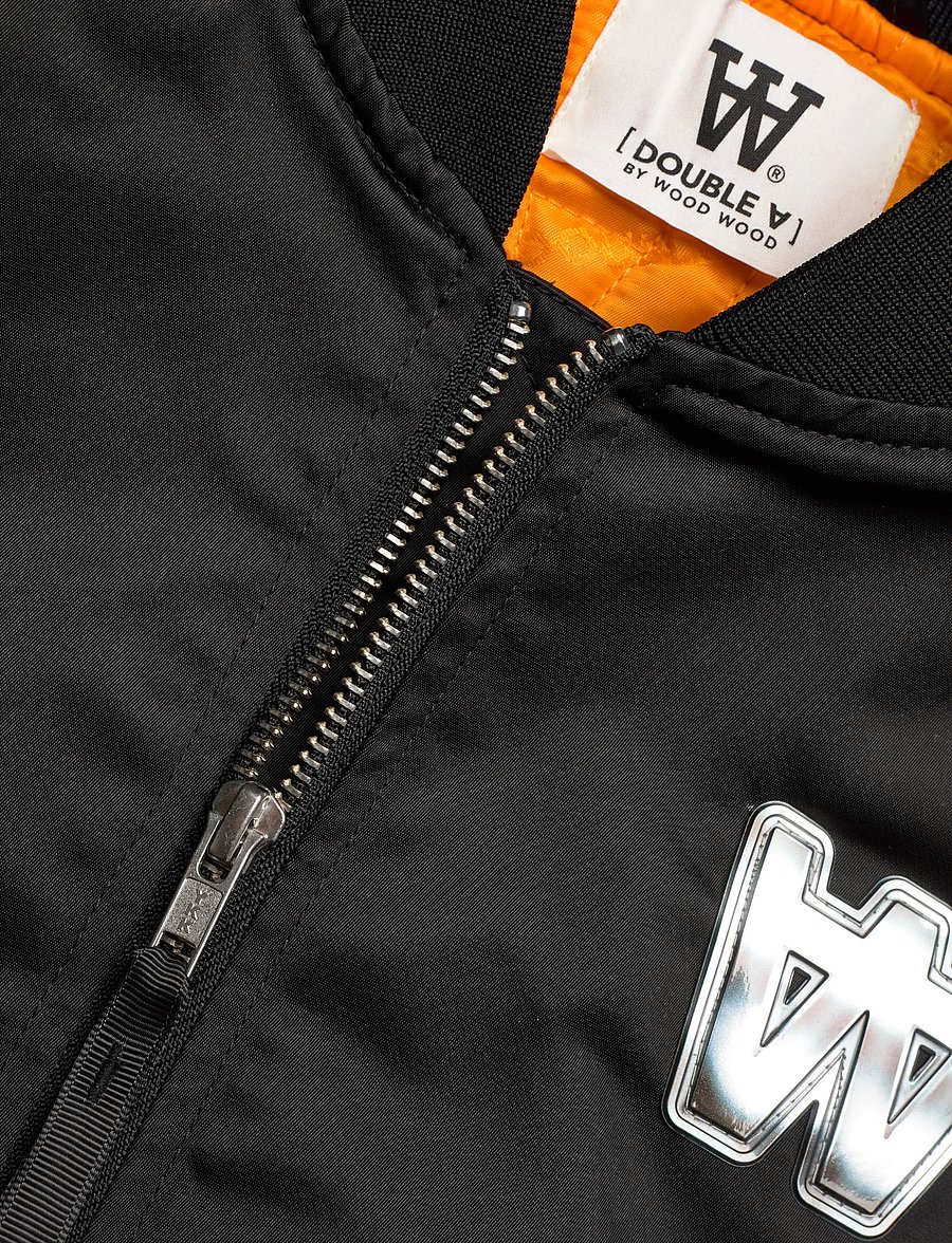 WOOD WOOD - WWKnox Chrome Combo Bomber - bomberjacken - black - 2