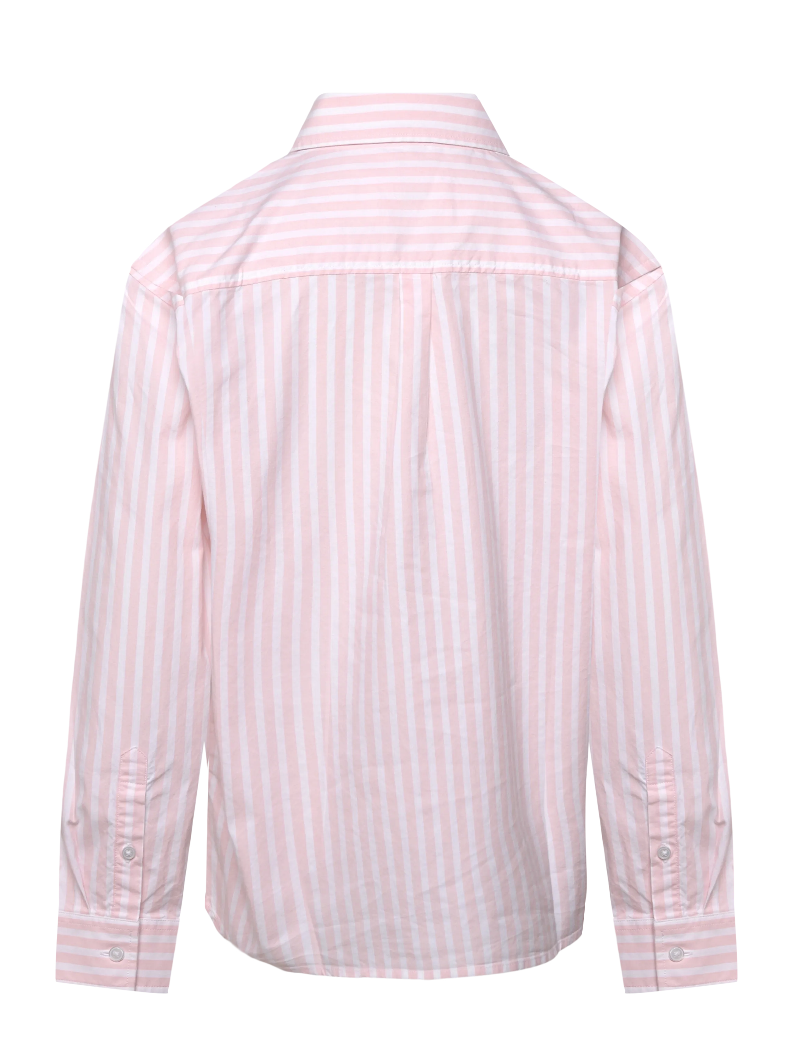 WOOD WOOD - WWOli Striped Shirt GOTS - langærmede skjorter - pale pink - 1