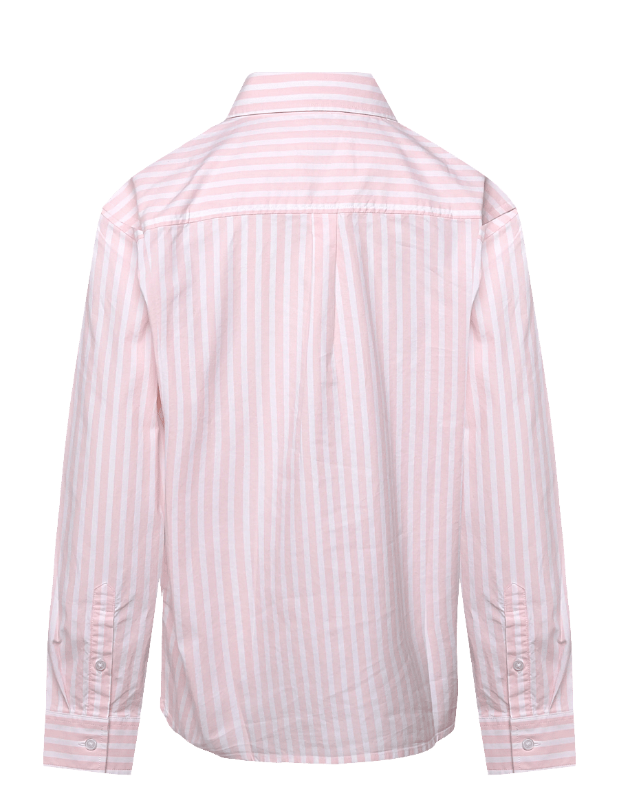 WOOD WOOD - WWOli Striped Shirt GOTS - långärmade skjortor - pale pink - 1