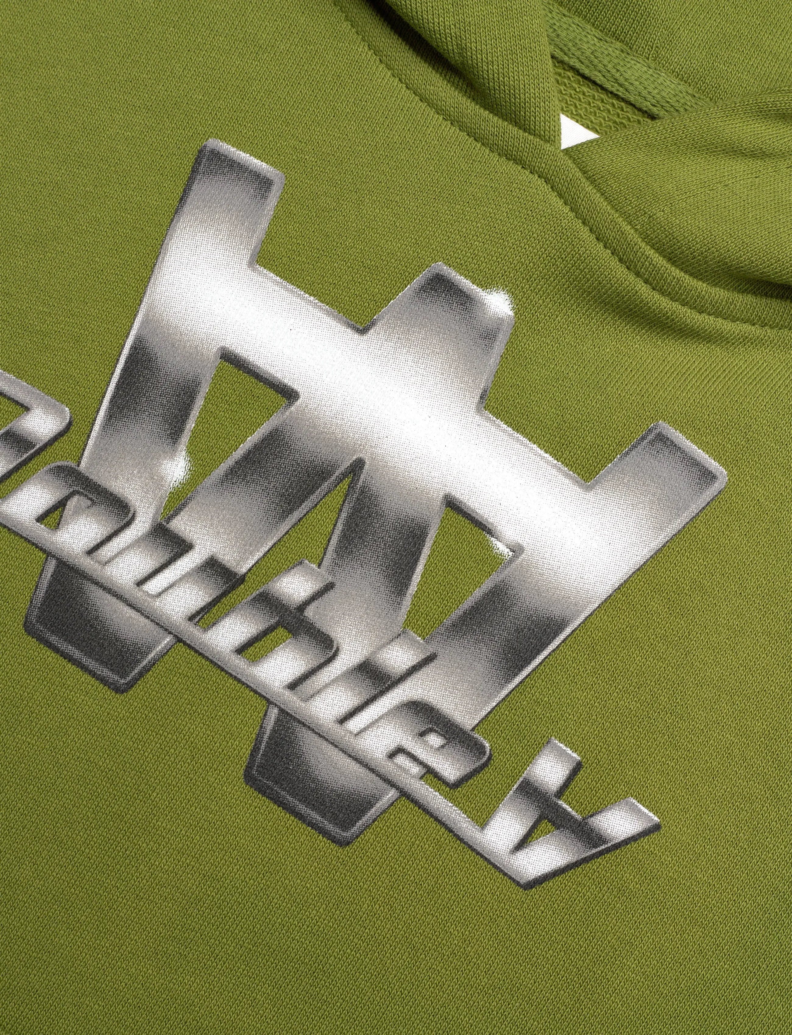 WOOD WOOD - WWIzzy Chrome Combo Hoodie GOTS - kapuzenpullover - fatique green - 2