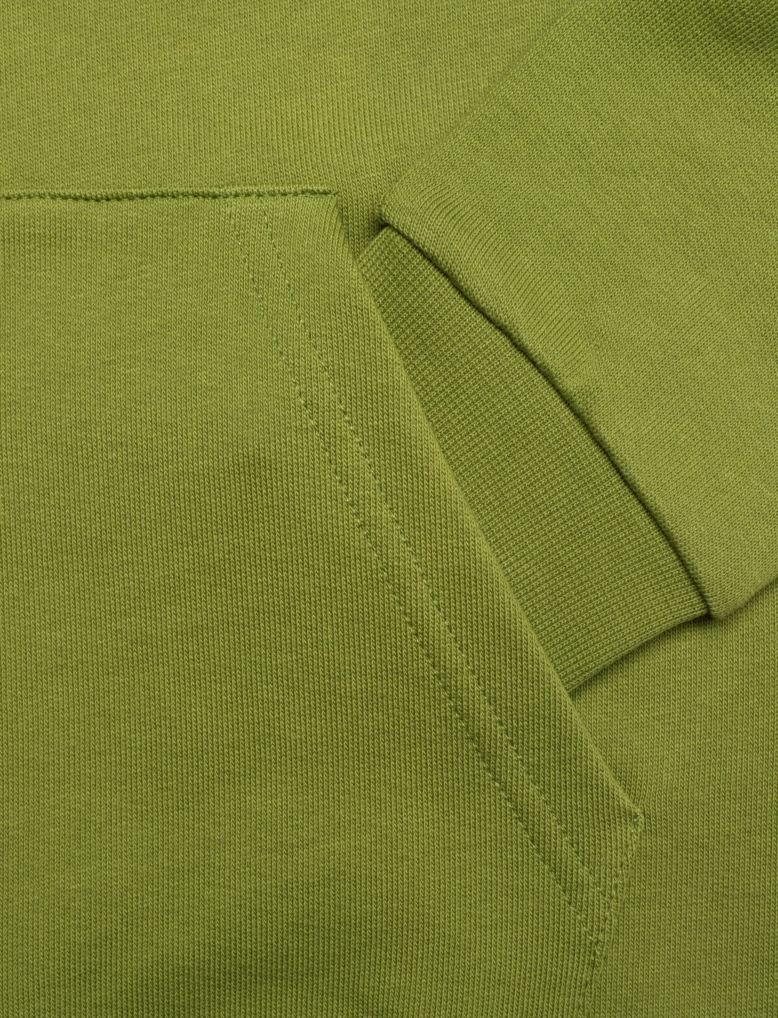 WOOD WOOD - WWIzzy Chrome Combo Hoodie GOTS - kapuzenpullover - fatique green - 3