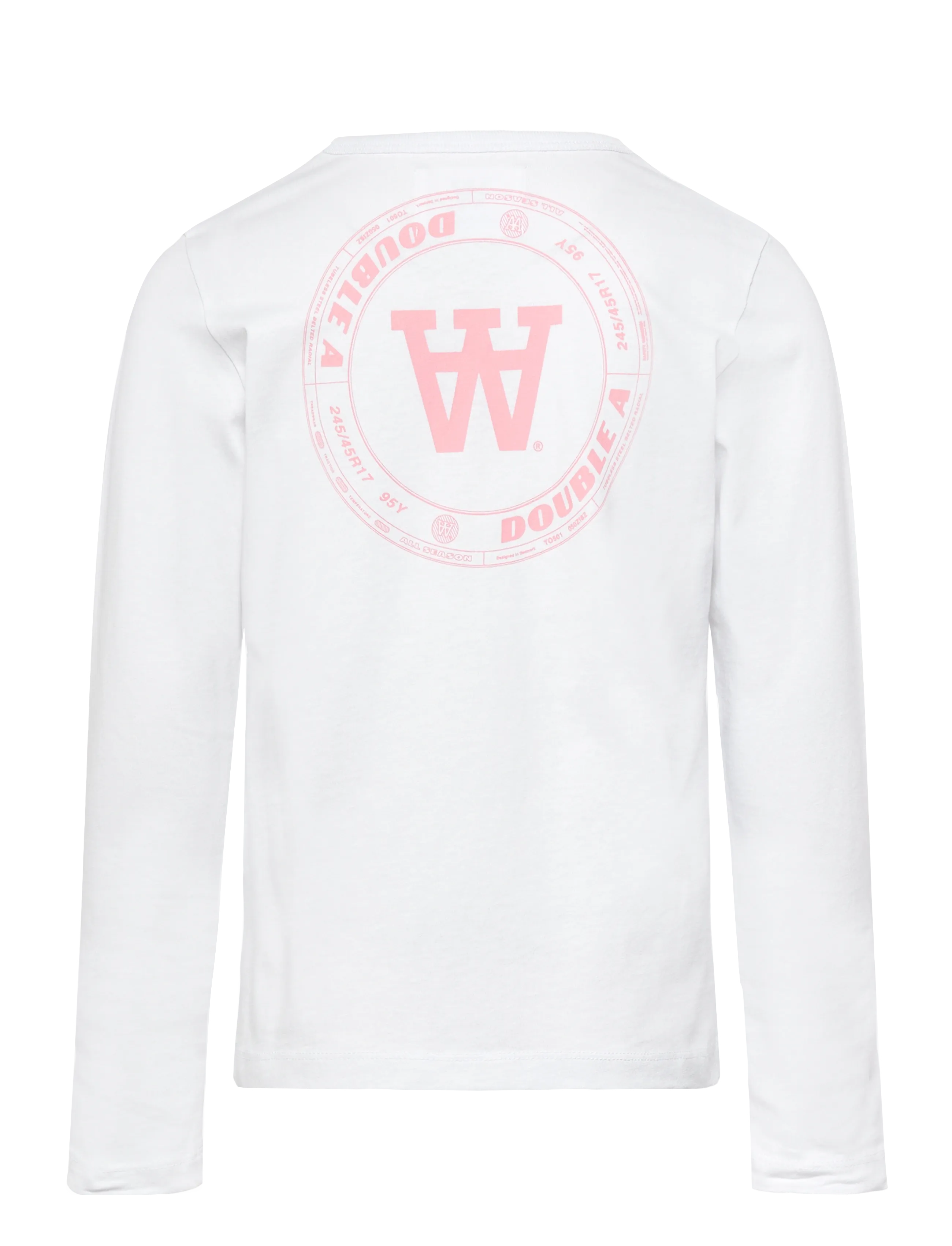 WOOD WOOD - WWKim Tirewall LS T-Shirt GOTS - langärmelig - white - 1