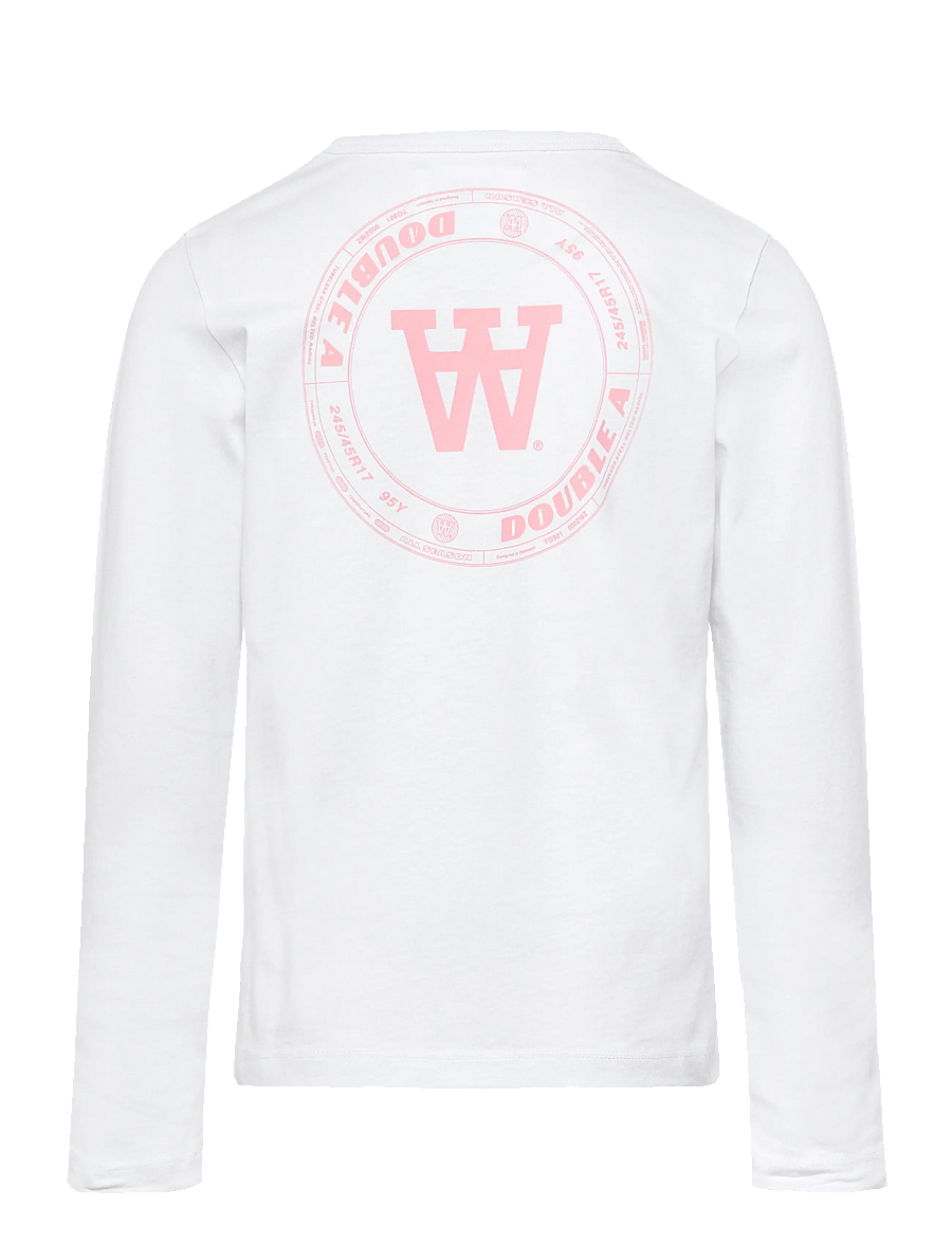 WOOD WOOD - WWKim Tirewall LS T-Shirt GOTS - langärmelig - white - 1