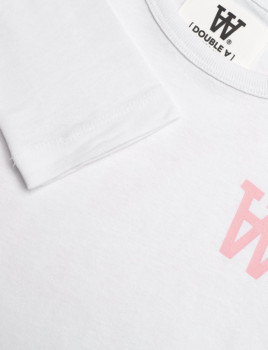 WOOD WOOD - WWKim Tirewall LS T-Shirt GOTS - langärmelig - white - 2