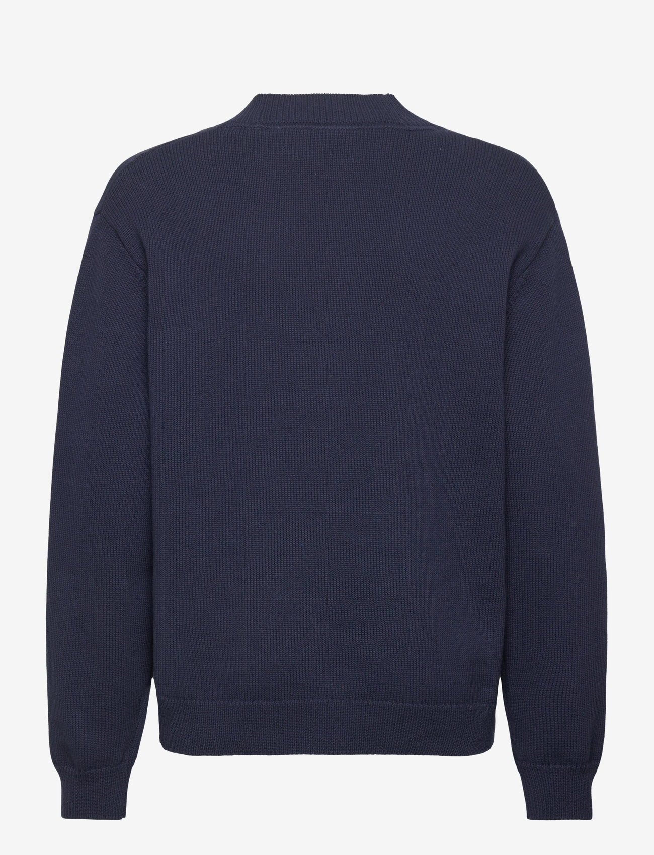 WOOD WOOD - WWOtis Tripple Badge Cardigan - cardigans - navy - 1