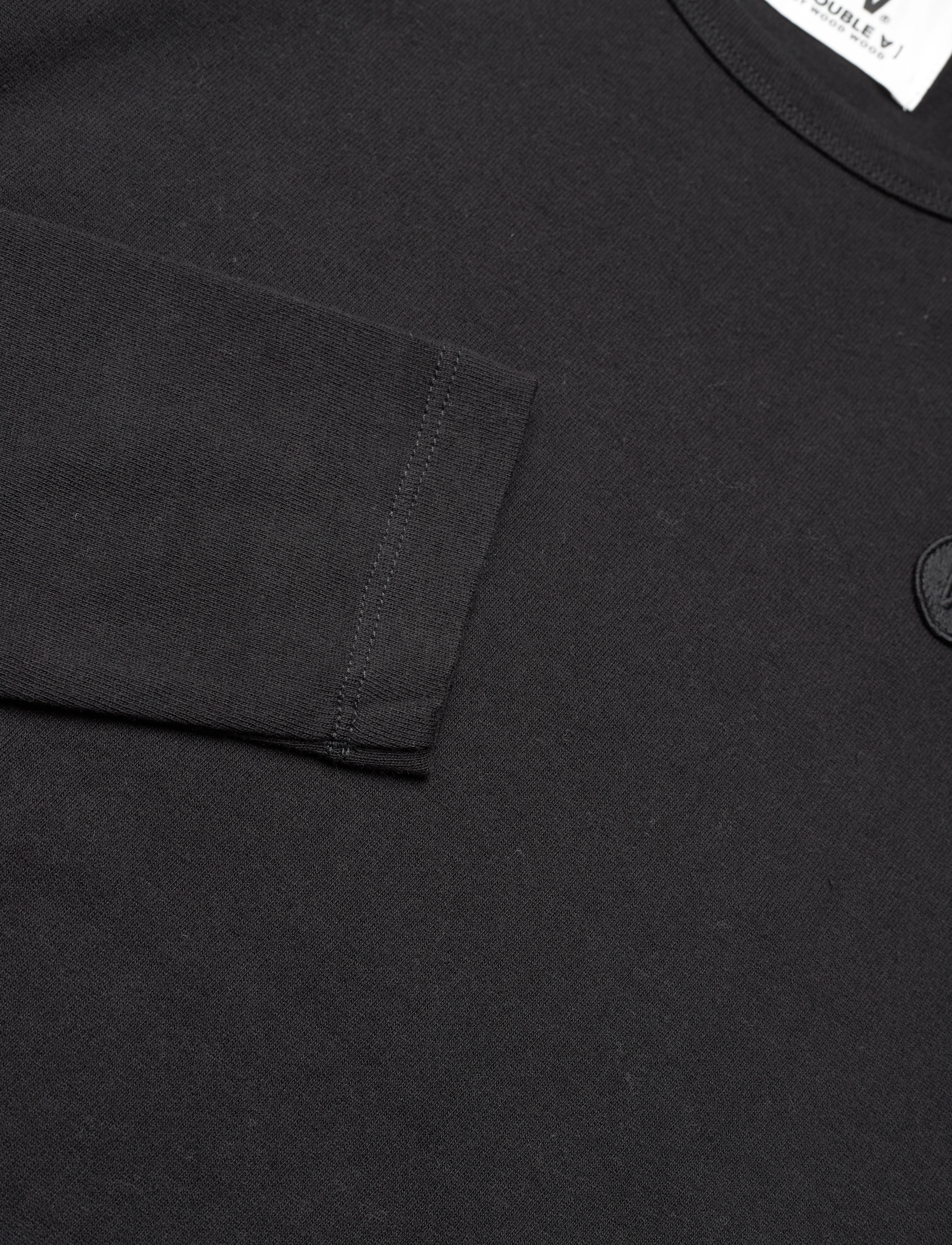WOOD WOOD - Moa long sleeve GOTS - laveste priser - black/black - 2