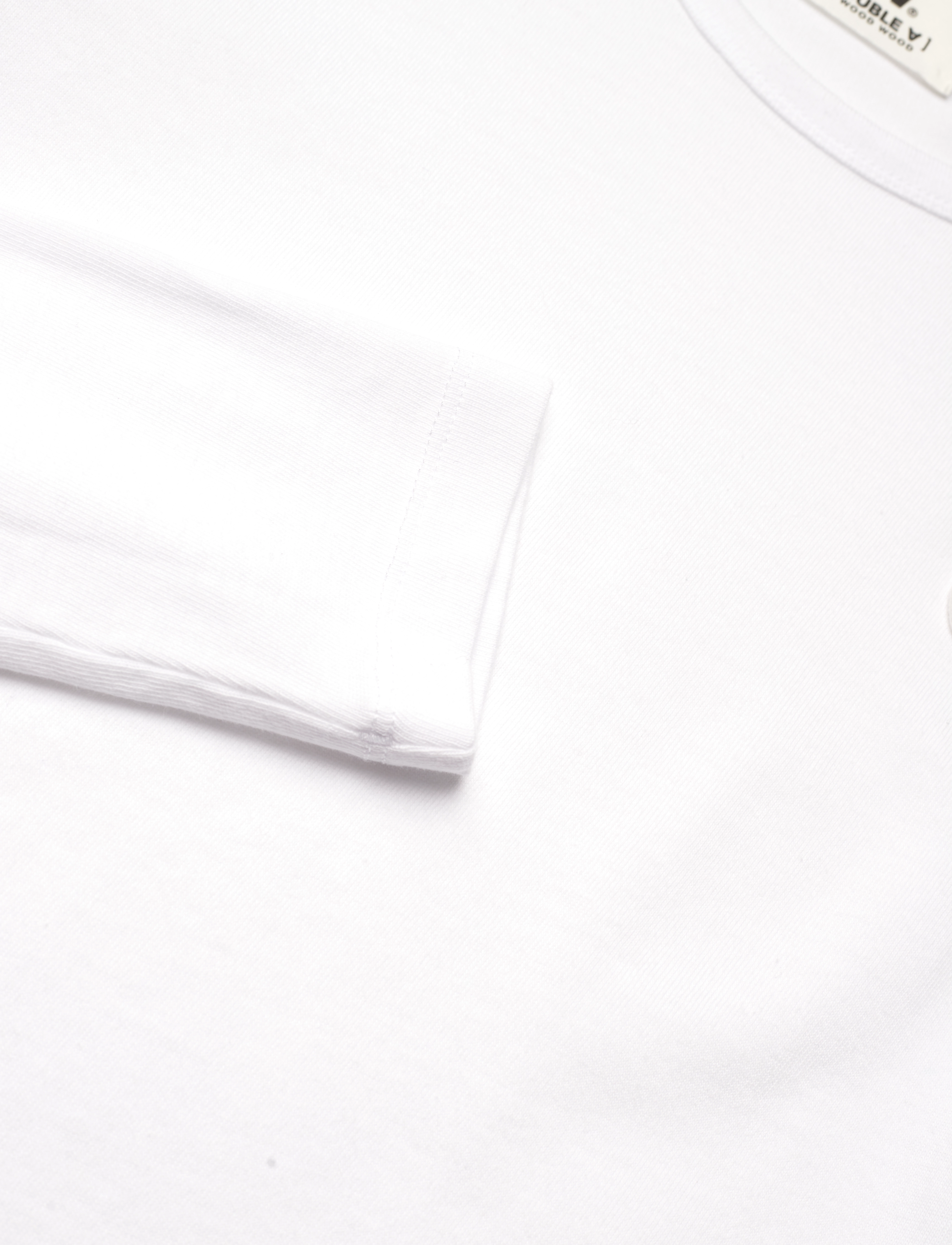 WOOD WOOD - Moa long sleeve GOTS - laveste priser - white/white - 2