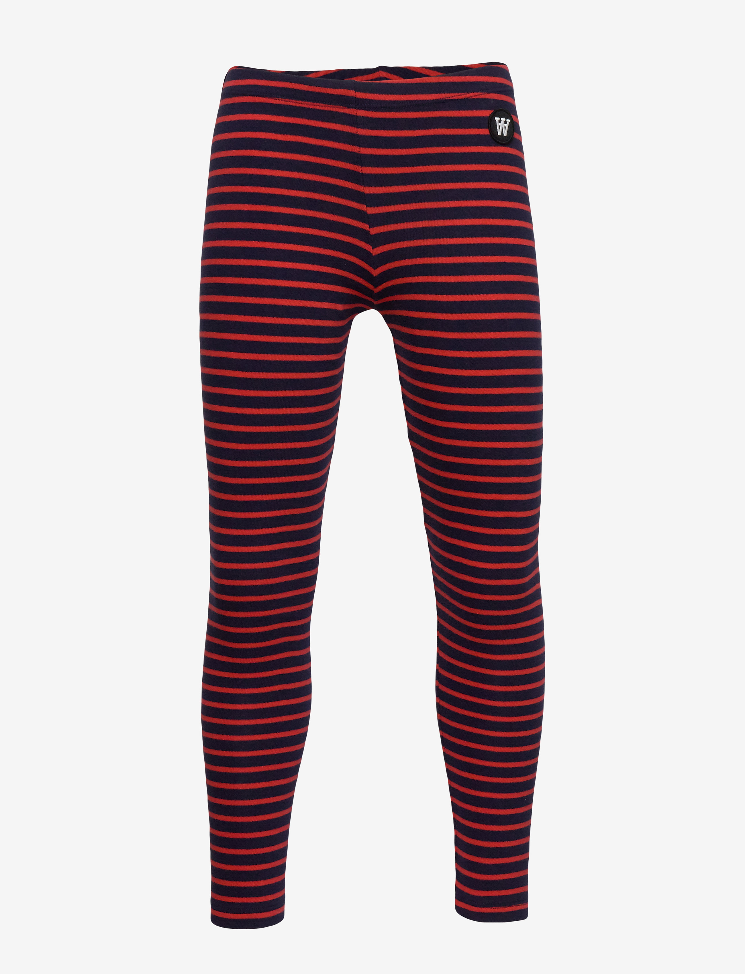 WOOD WOOD Ira kids leggings - Kleidung - NAVY/RED STRIPES / undefined