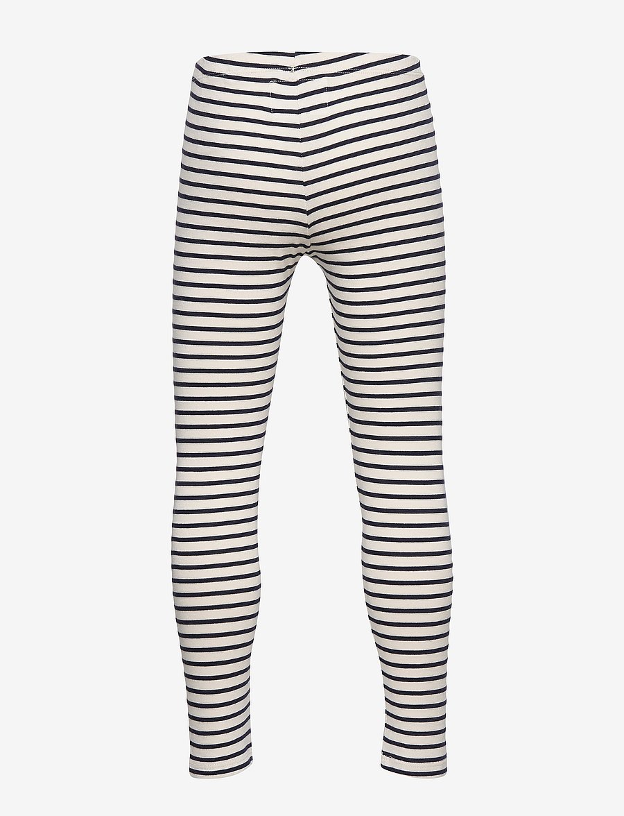 WOOD WOOD - Ira leggings - leggings - off-white/navy stripes - 1