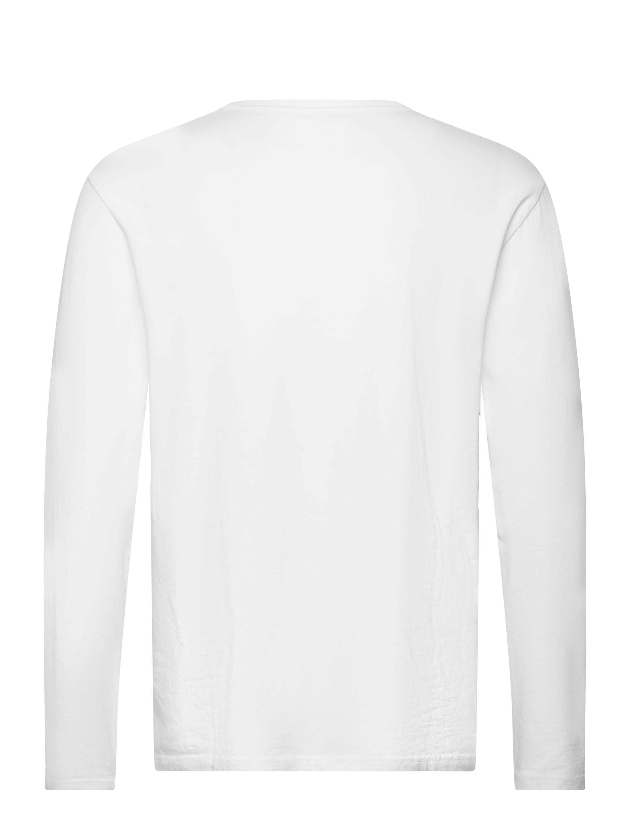 WOOD WOOD - Mel long sleeve GOTS - langærmede t-shirts - white/white - 1