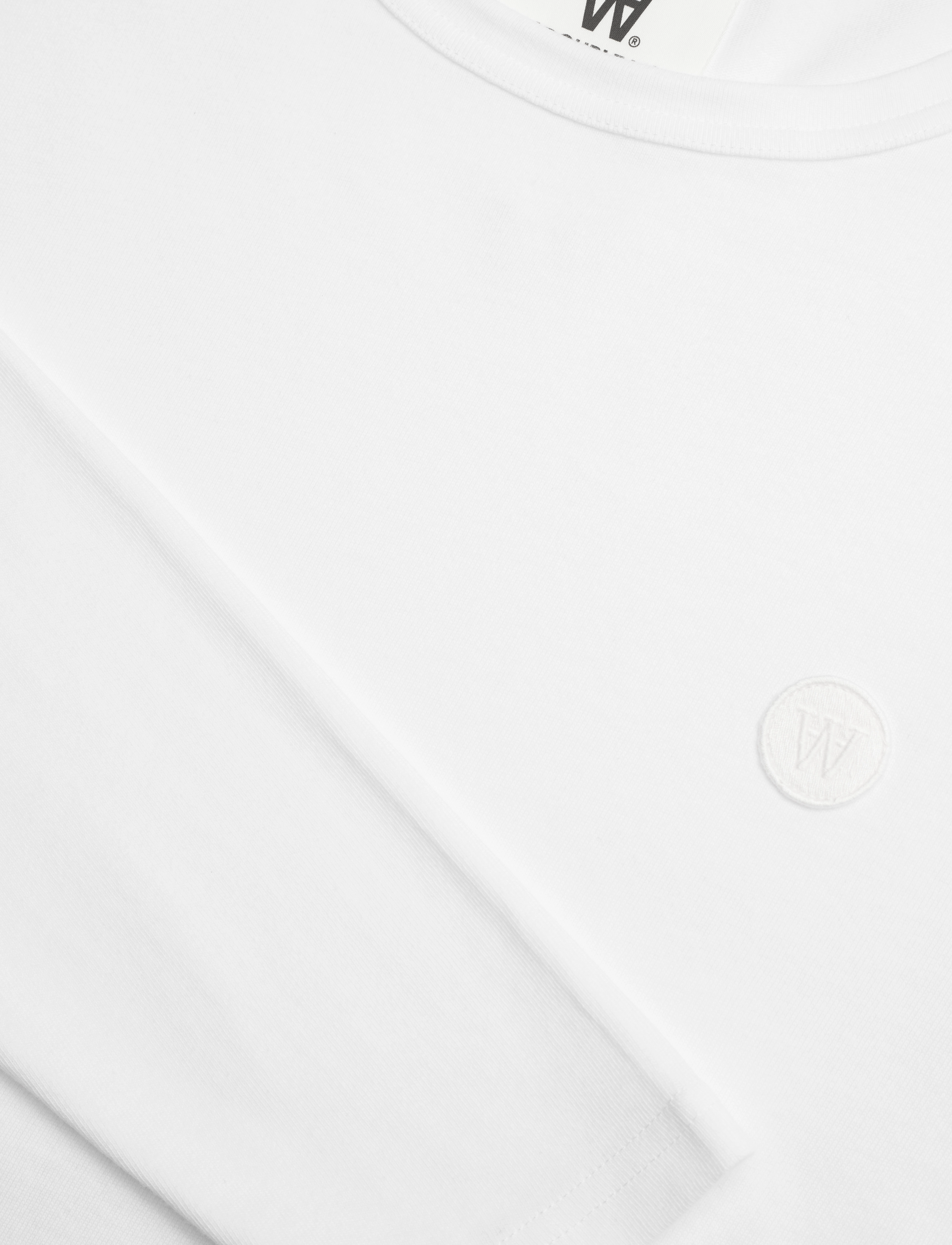 WOOD WOOD - Mel long sleeve GOTS - langærmede t-shirts - white/white - 2