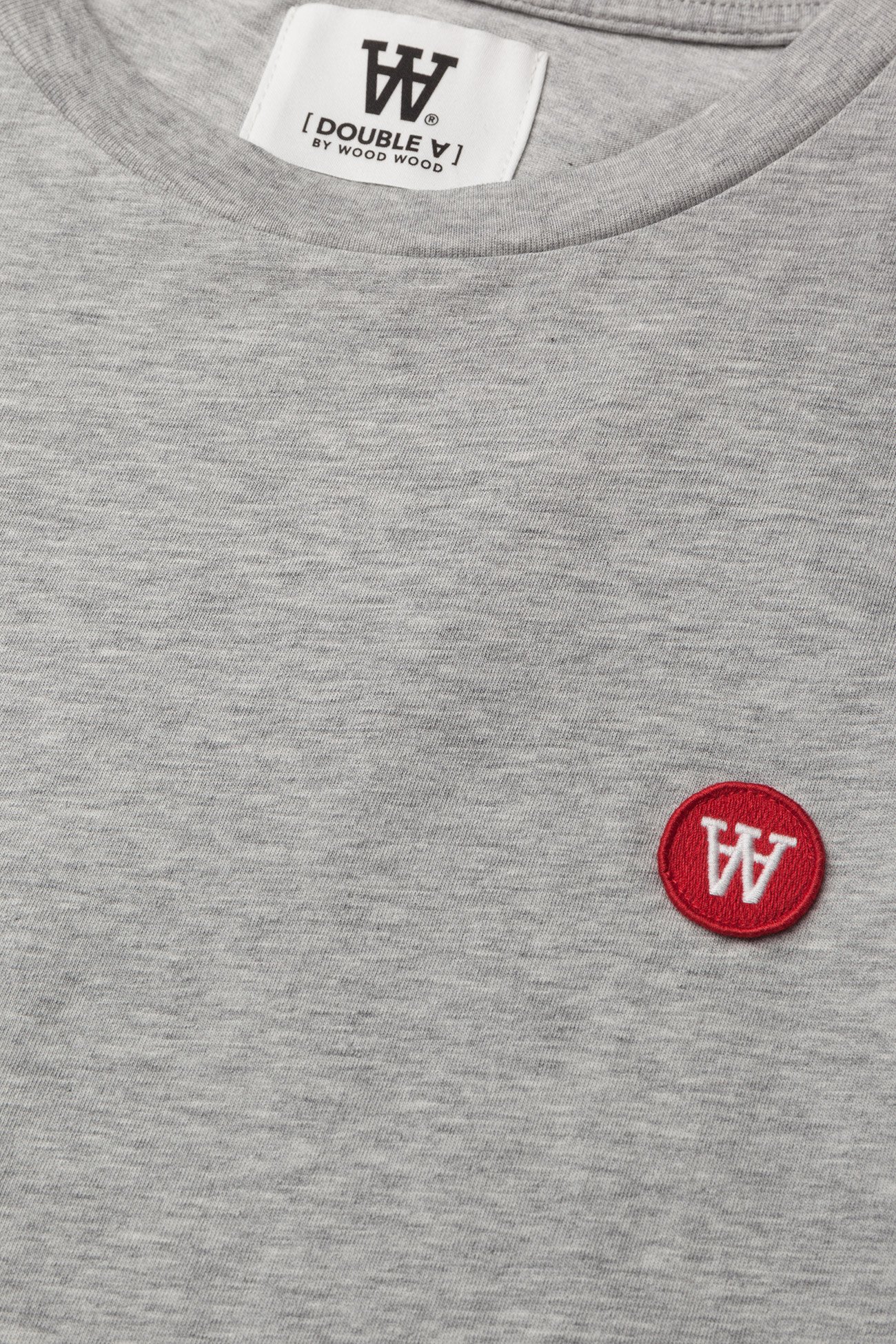 DOUBLE A BY W.W. - Ace T-shirt GOTS - grey melange - 2
