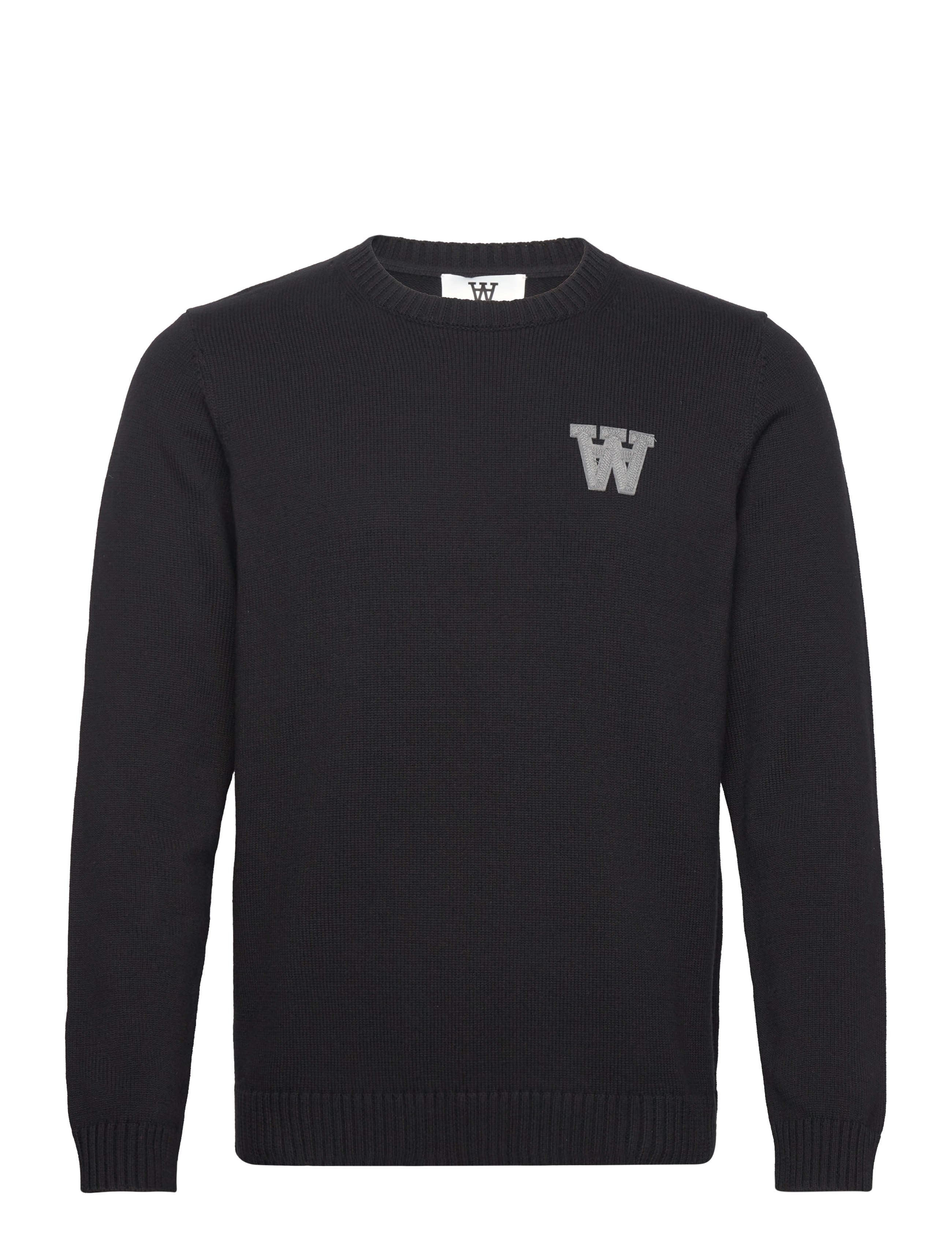 Double A by Wood Wood - Tay AA CS Patch Jumper - black - 0