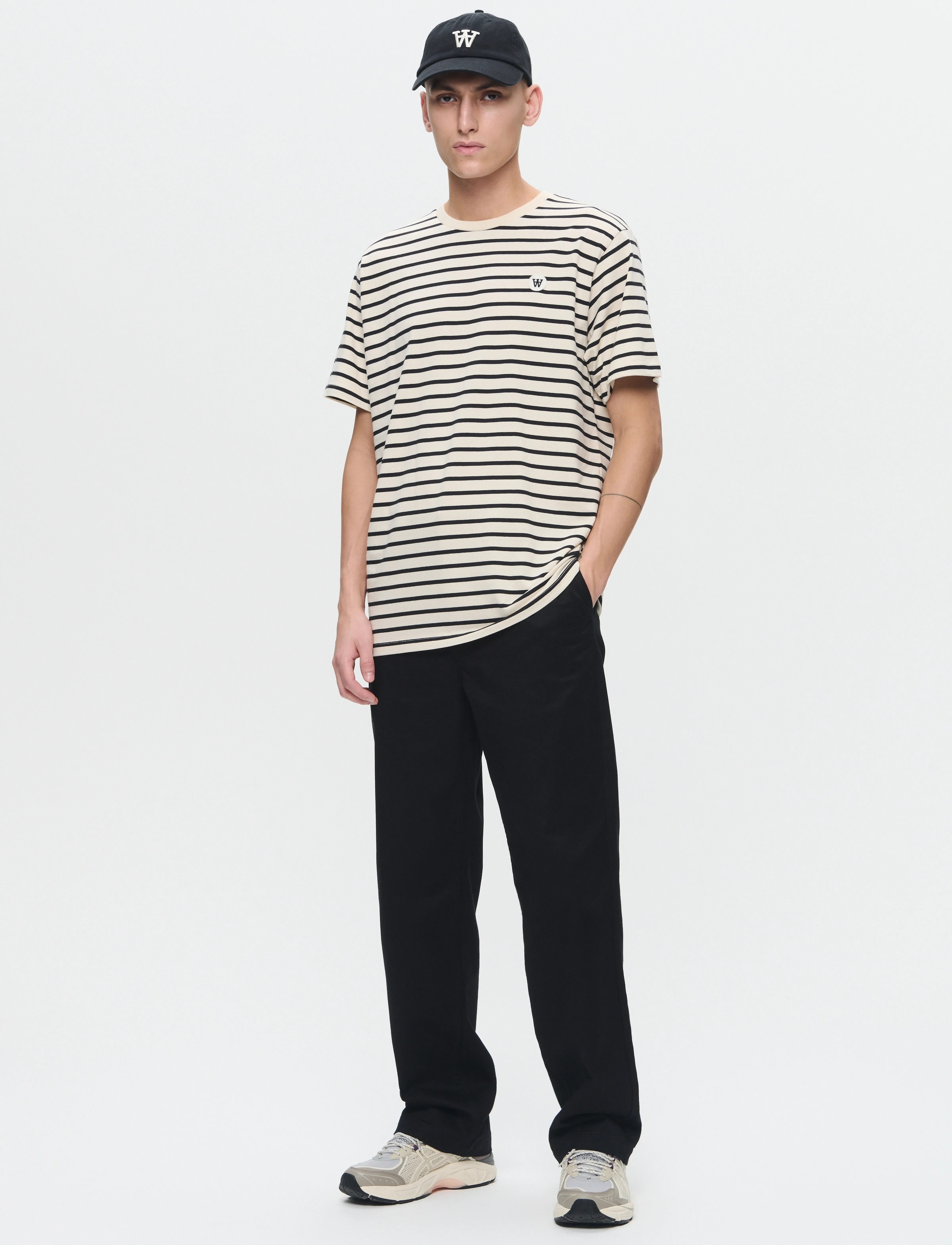 WOOD WOOD Wwace Stripe t-shirts - bas herr – bild 3