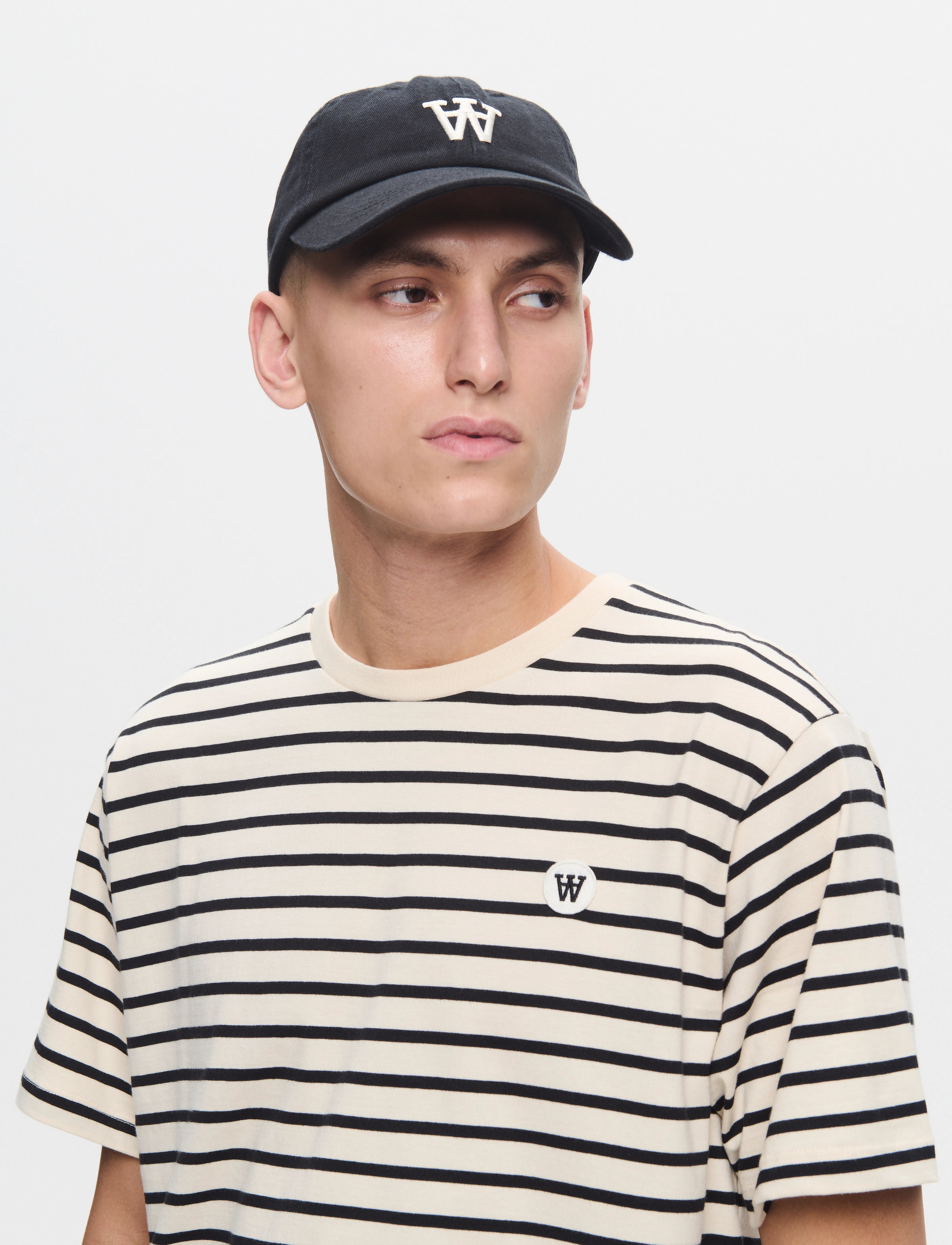 WOOD WOOD - WWAce Stripe - stutterma bolir - black - 3