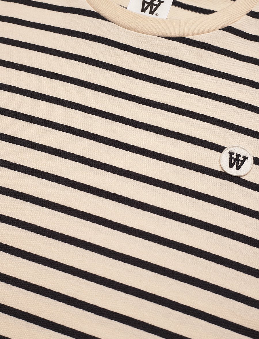 WOOD WOOD - WWAce Stripe - kortærmede t-shirts - black - 5