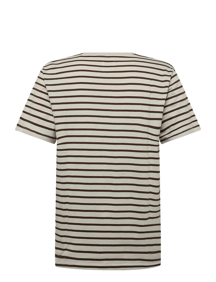 WOOD WOOD - WWAce Stripe - kortærmede t-shirts - desert palm - 2