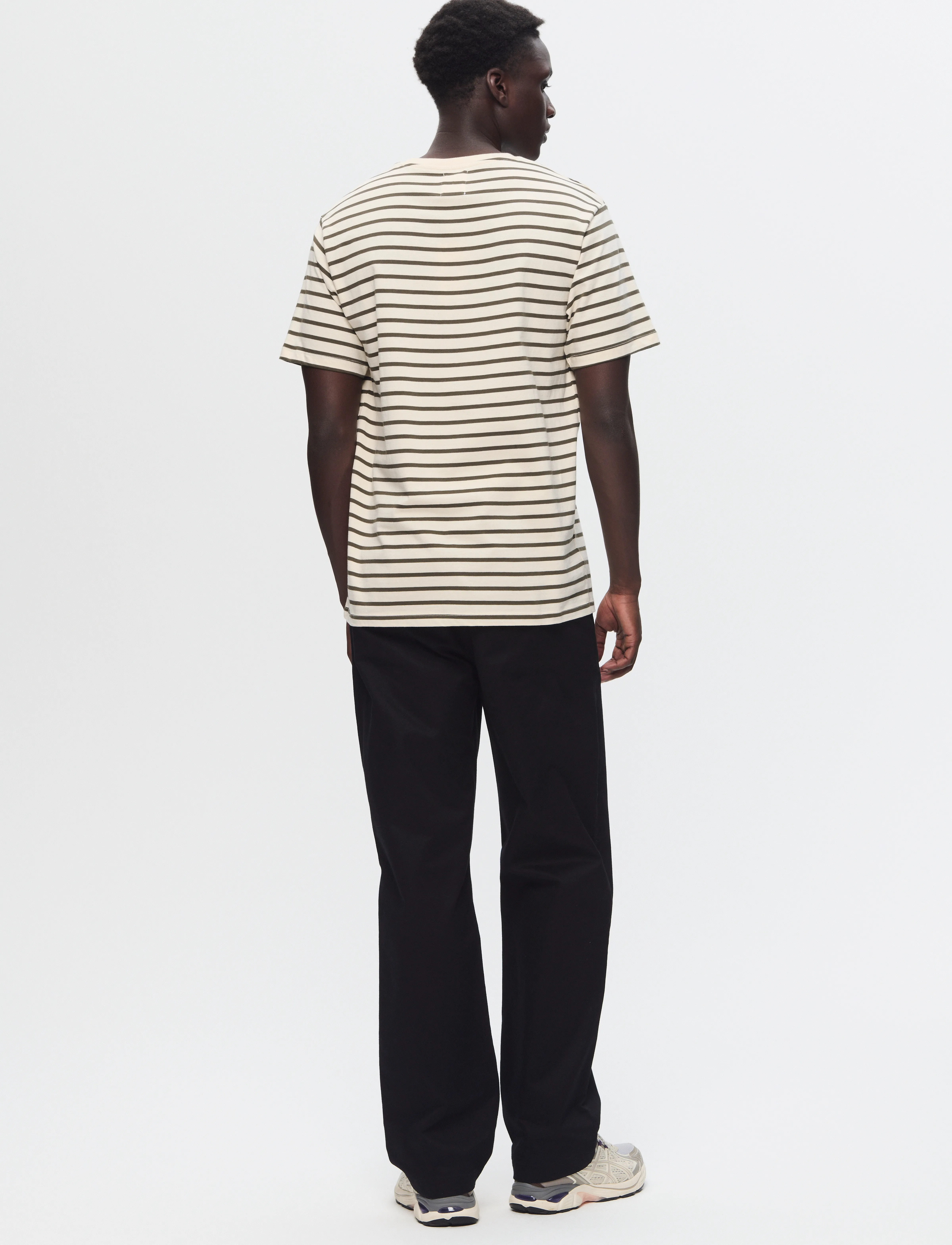 WOOD WOOD - WWAce Stripe - short-sleeved t-shirts - grape leaf - 3