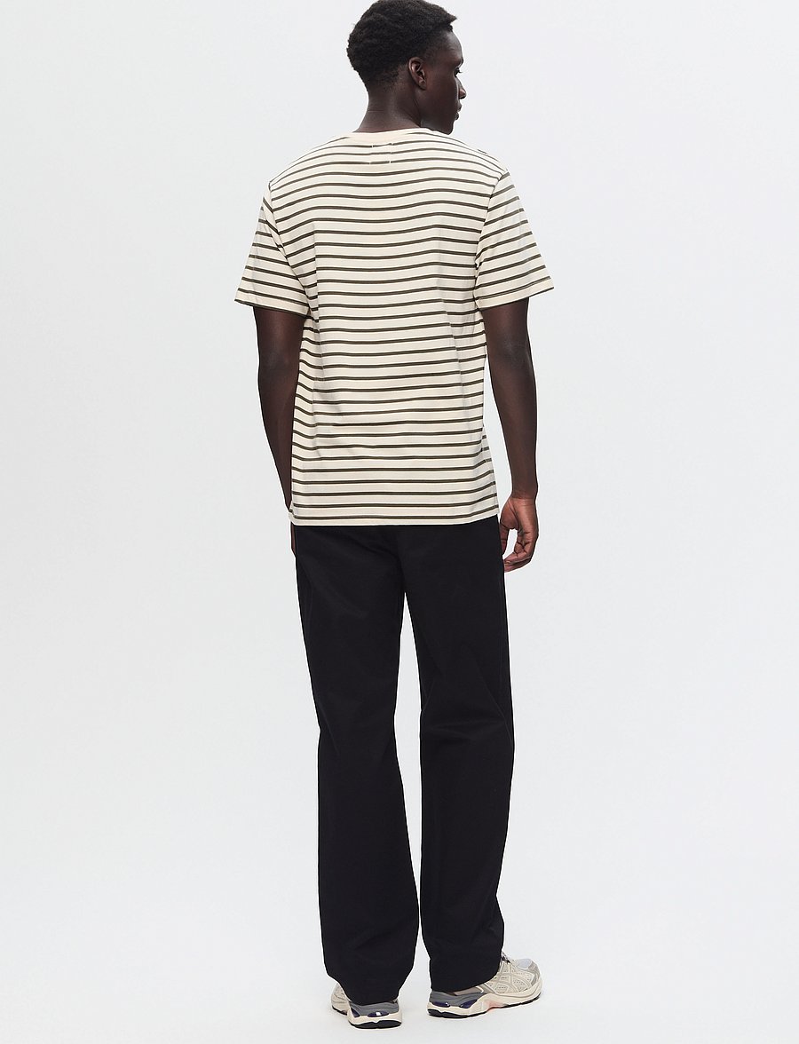 WOOD WOOD - WWAce Stripe - kurzärmelige t-shirts - grape leaf - 3