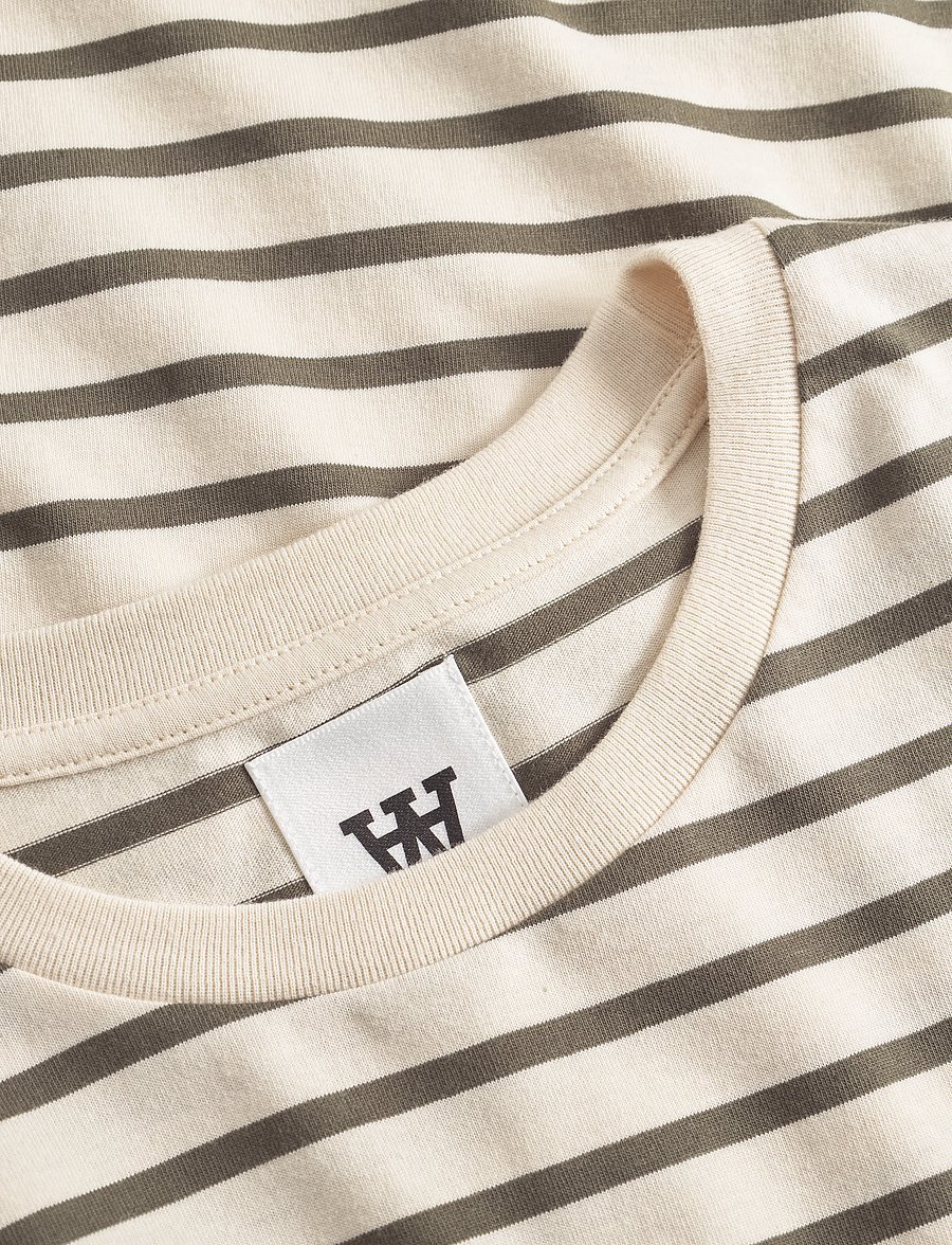 WOOD WOOD - WWAce Stripe - kurzärmelige t-shirts - grape leaf - 5